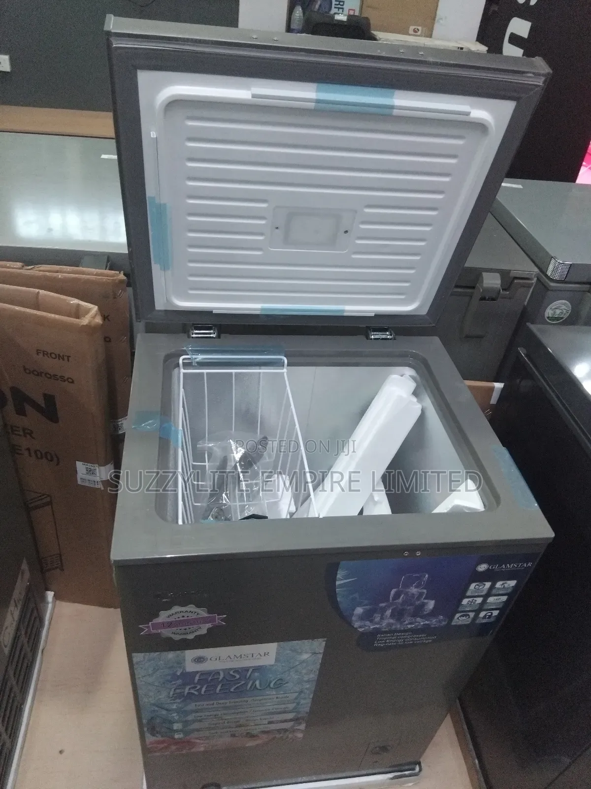 Glamstar 125 Liters Chest Freezer Energy Saving