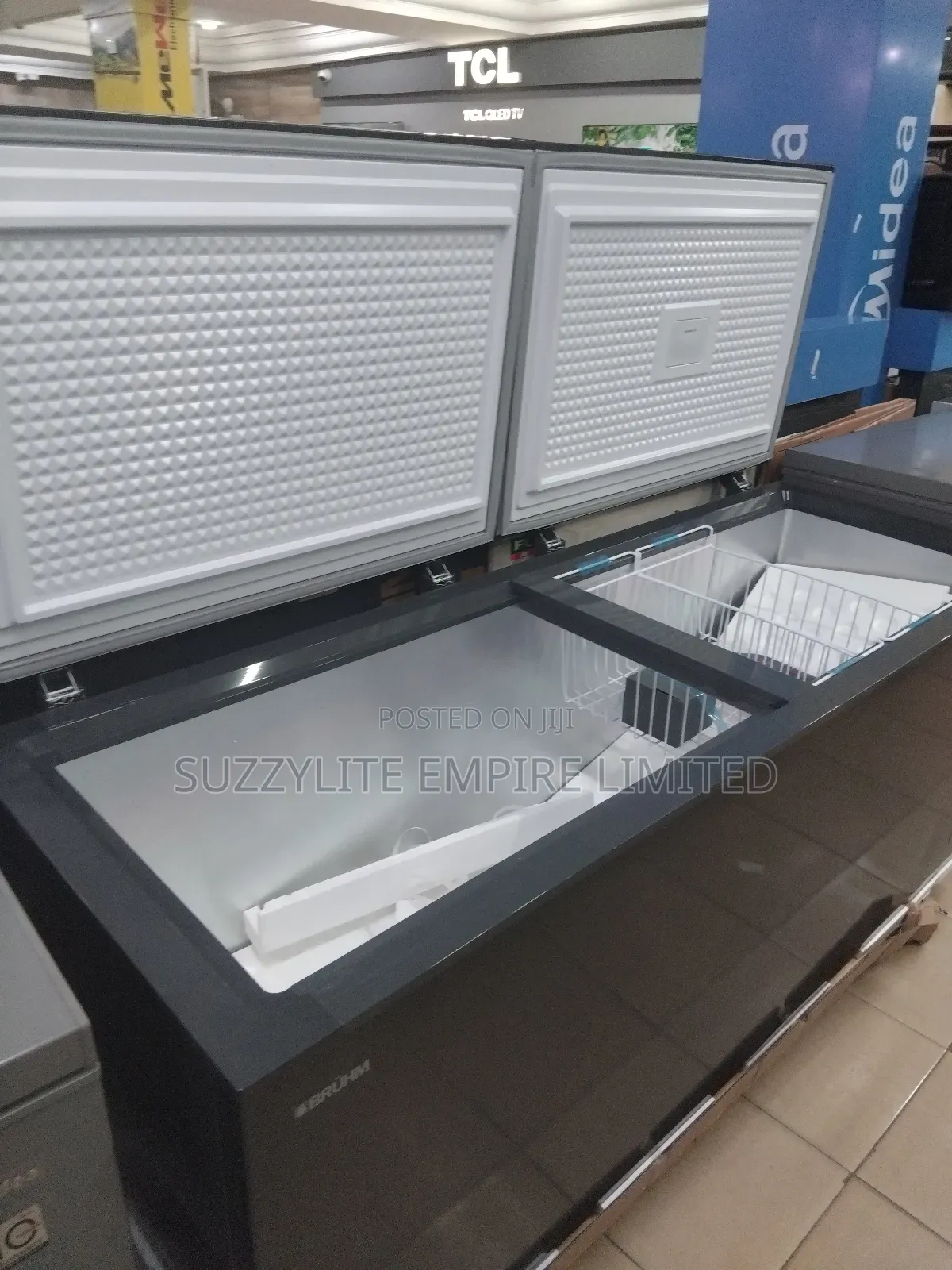 Bruhm Double Door Chest Freezer 600 Liters Energy Saving
