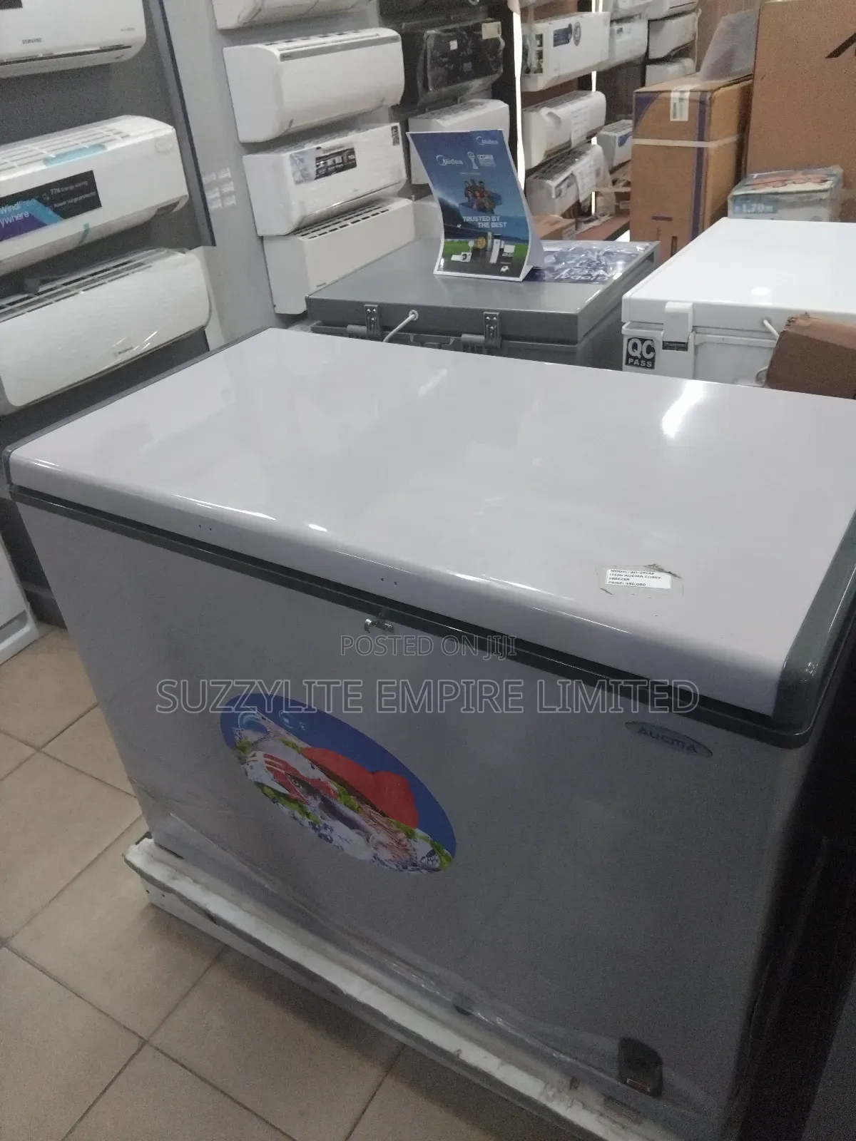 Aucma 468 Liters Chest Freezer Energy Saving