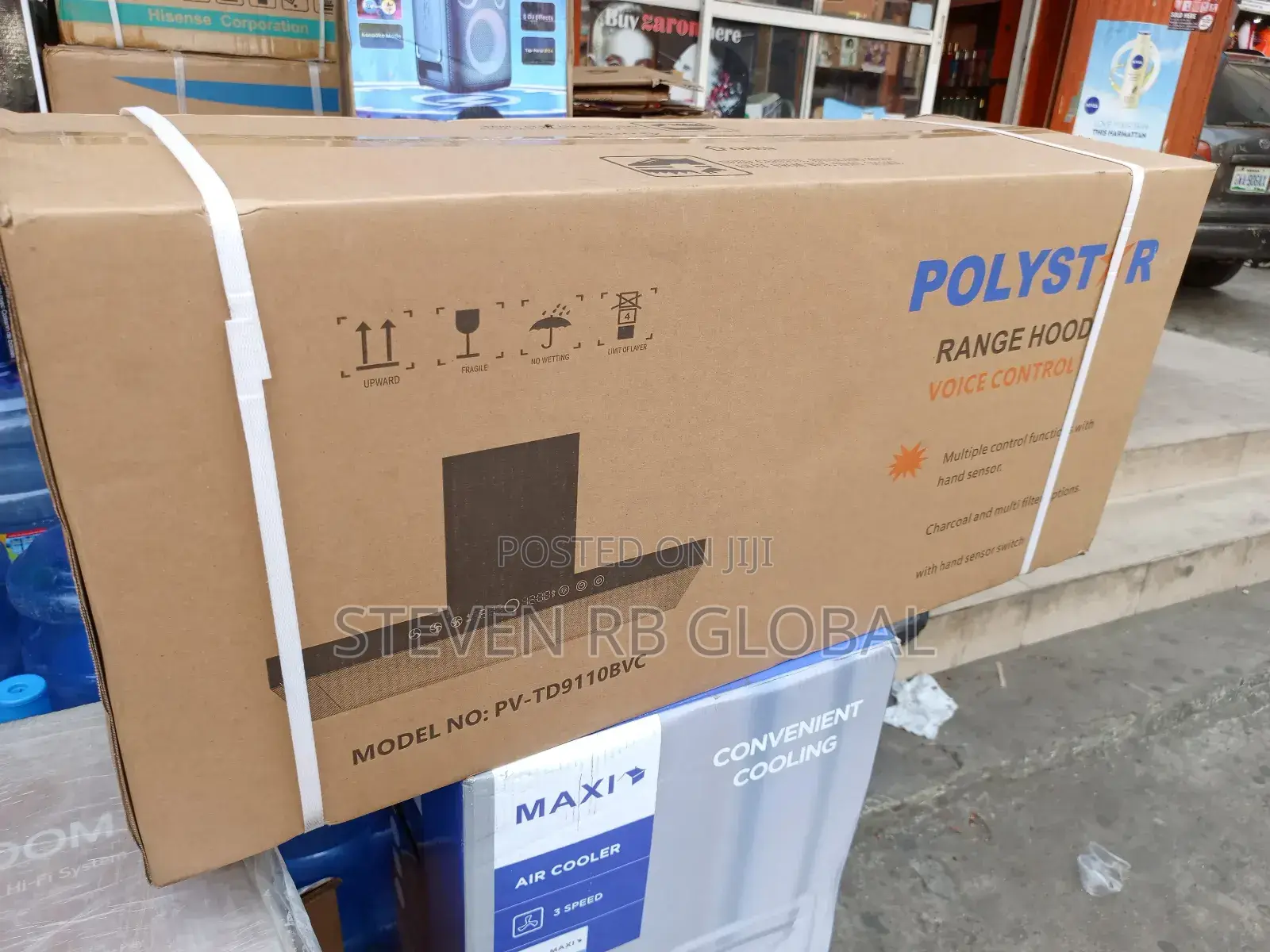 Polystar 90cm Digital Cooker Hood With Voice Control | Pv-Td9110bvc