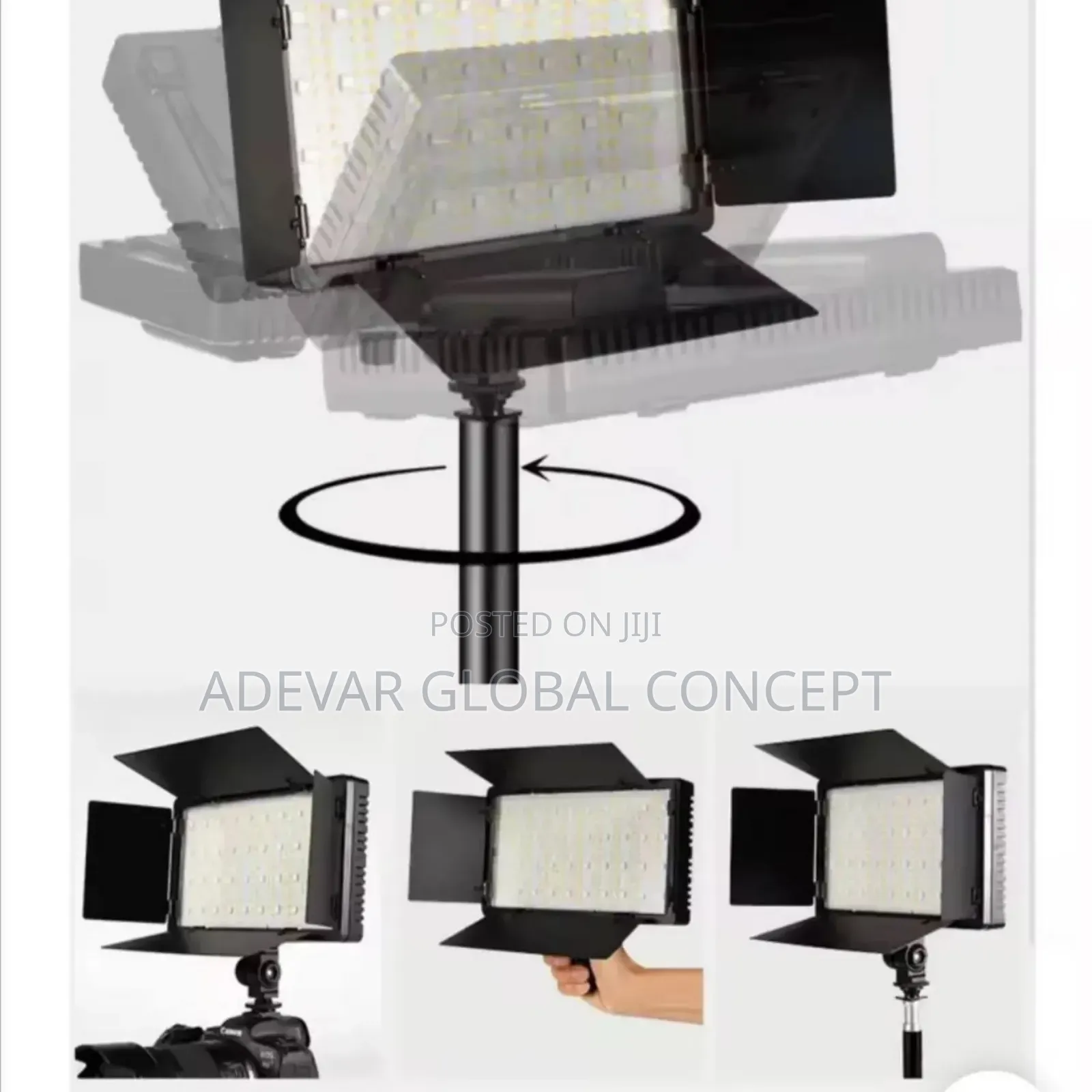 Pro Led 800 Varicolor With Extra Battery and Strong 2.1m Tripod Stand