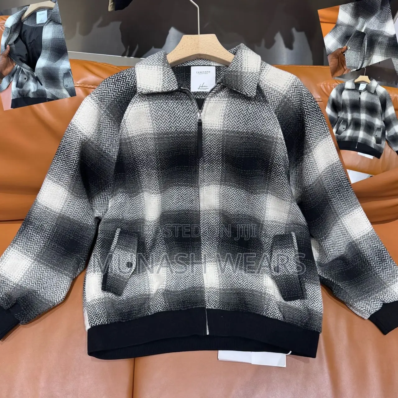 Luxury Lumber Jack Jacket Shirt S-5xl Black