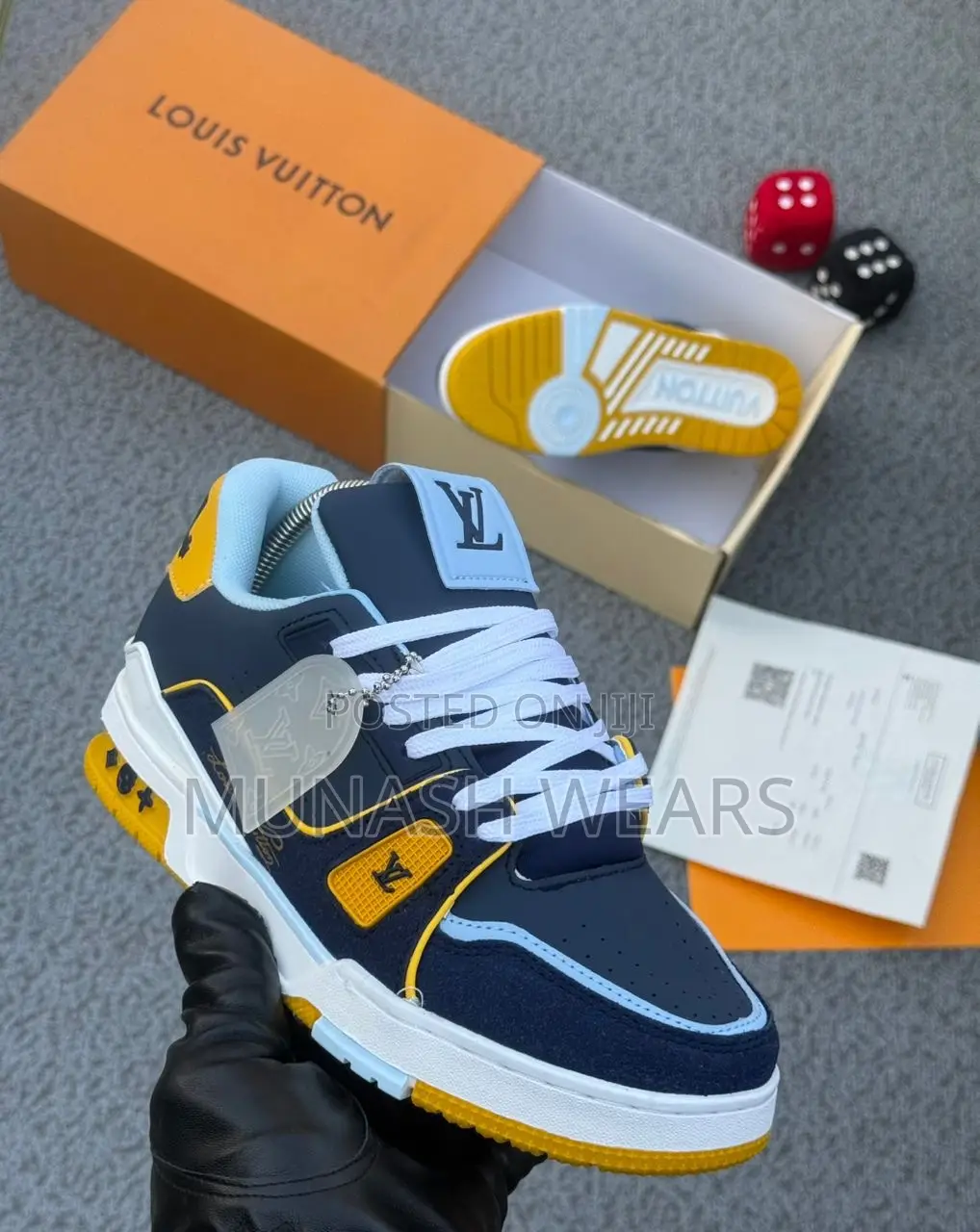 Louis Vuitton Monogram Leather Sneakers 40-46
