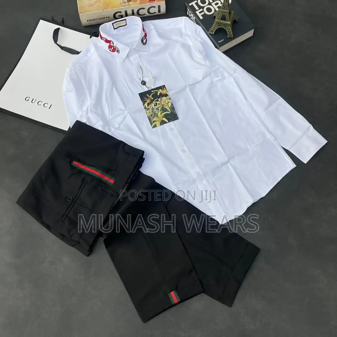 Classic Italian Shirt X Pant Trouser Combo S-5xl