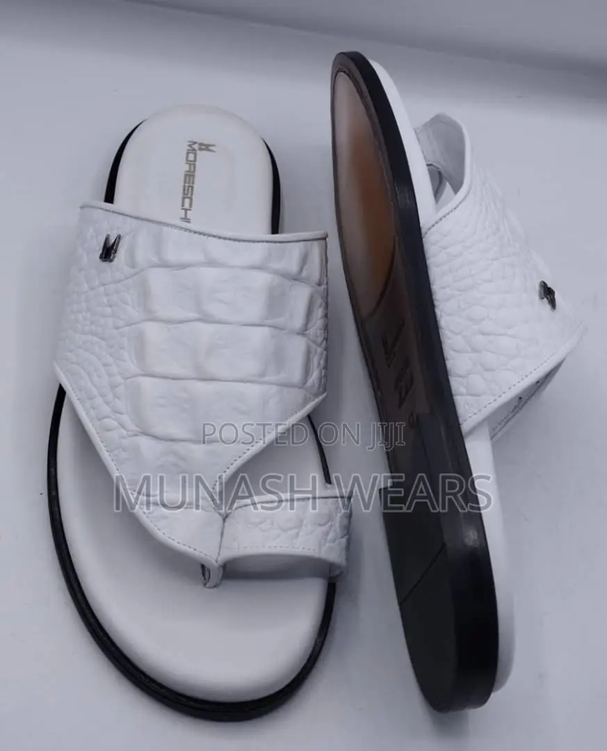Italian Leather Moreschi Slipers 40-47