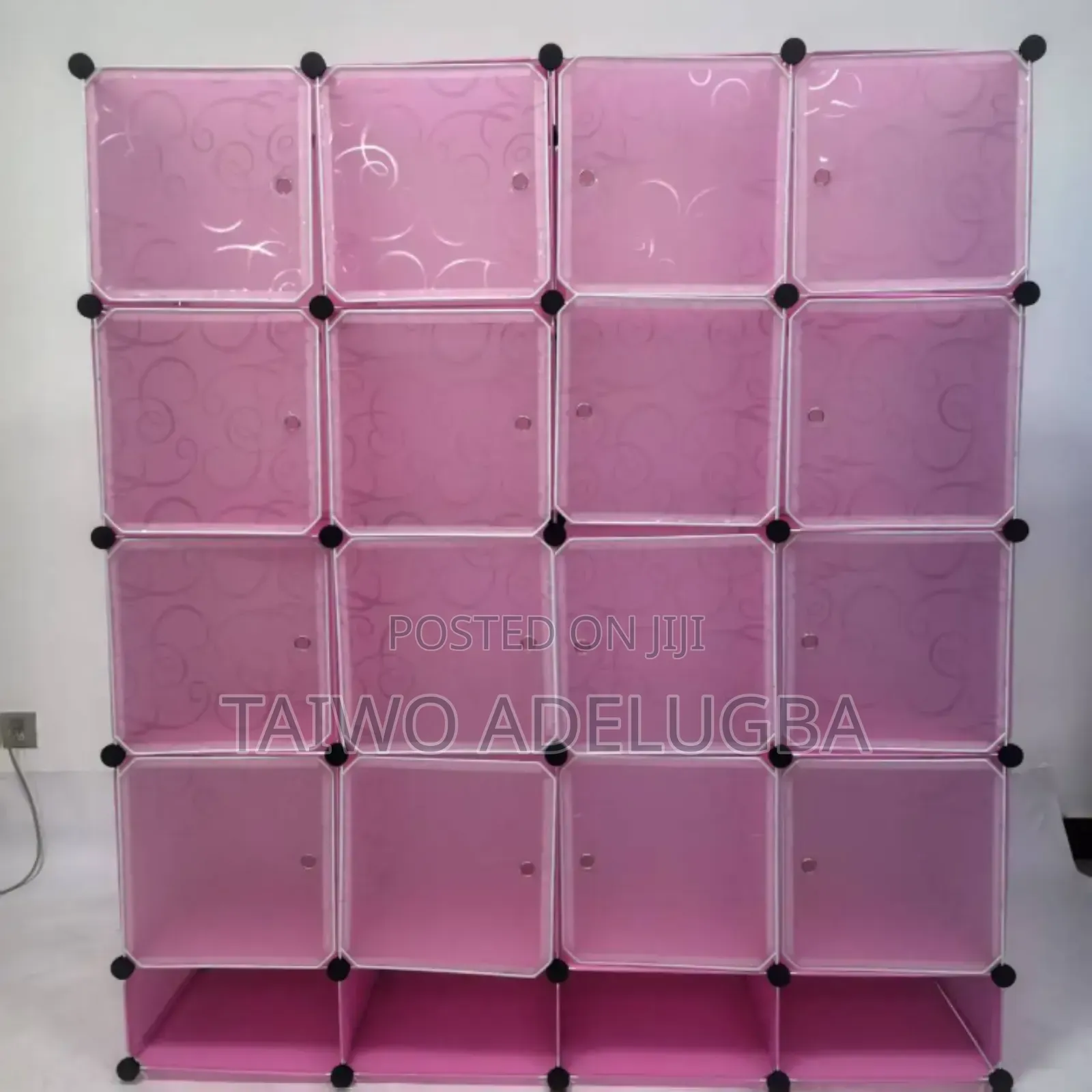 4 Partition High Quality Plastic Wardrobe
