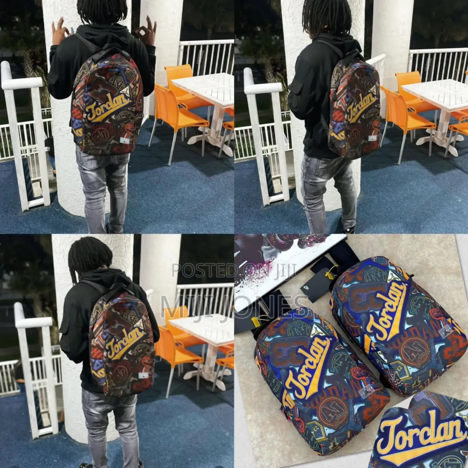 *“Jordan Graphics Backpack – Street‐Ready Replica ”*