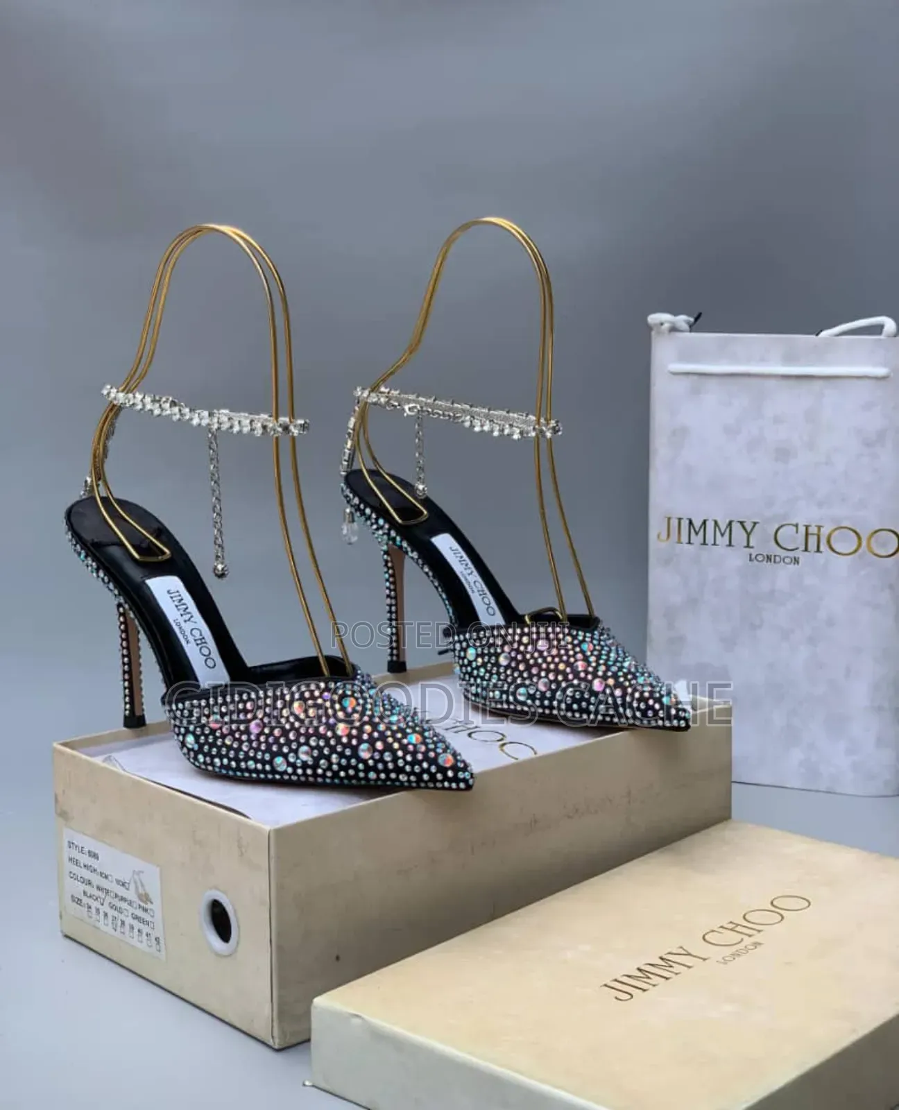 Jimmy Choo Stone Slingback Pumps Size 37-42