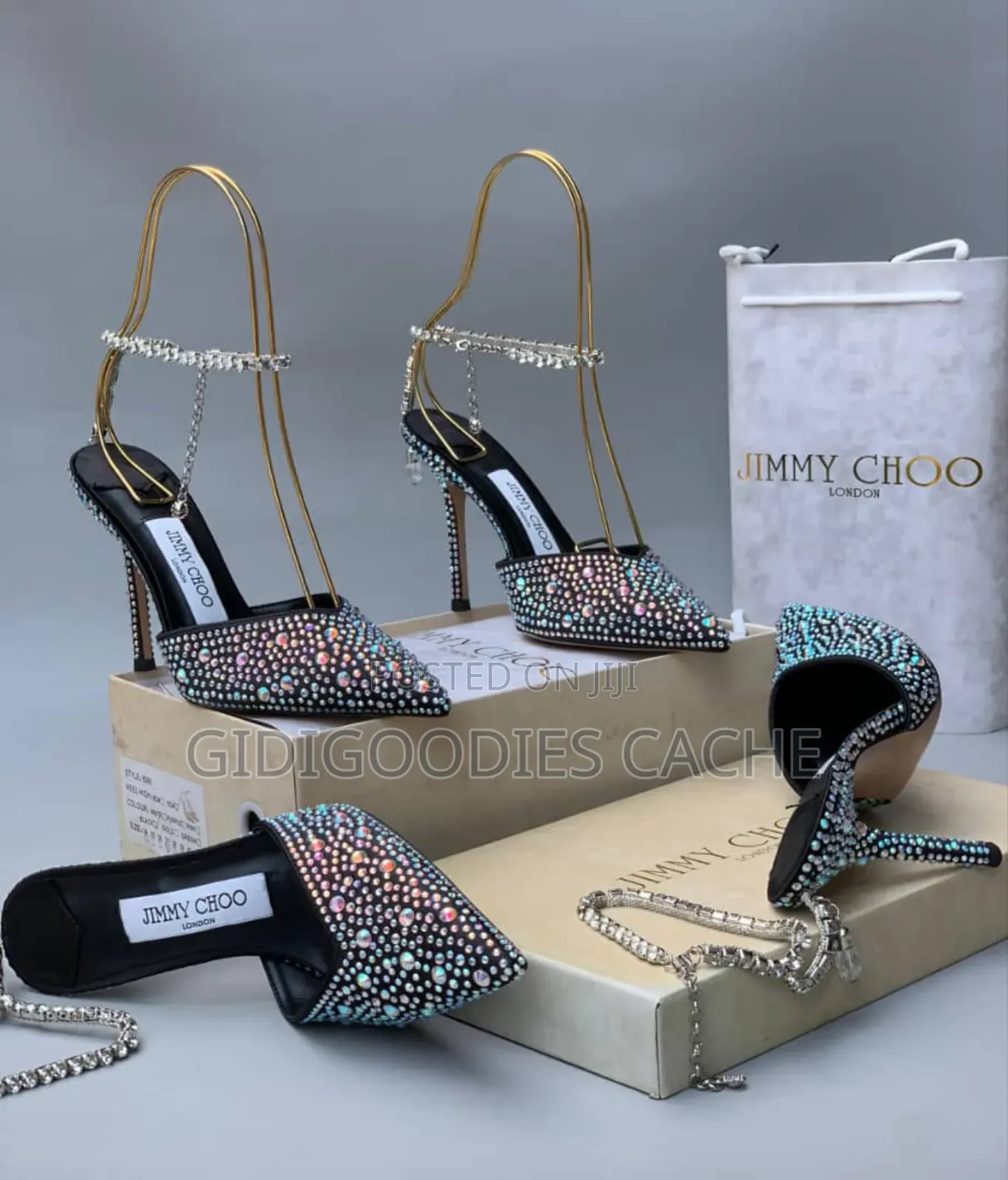 Jimmy Choo Stone Slingback Pumps Size 37-42