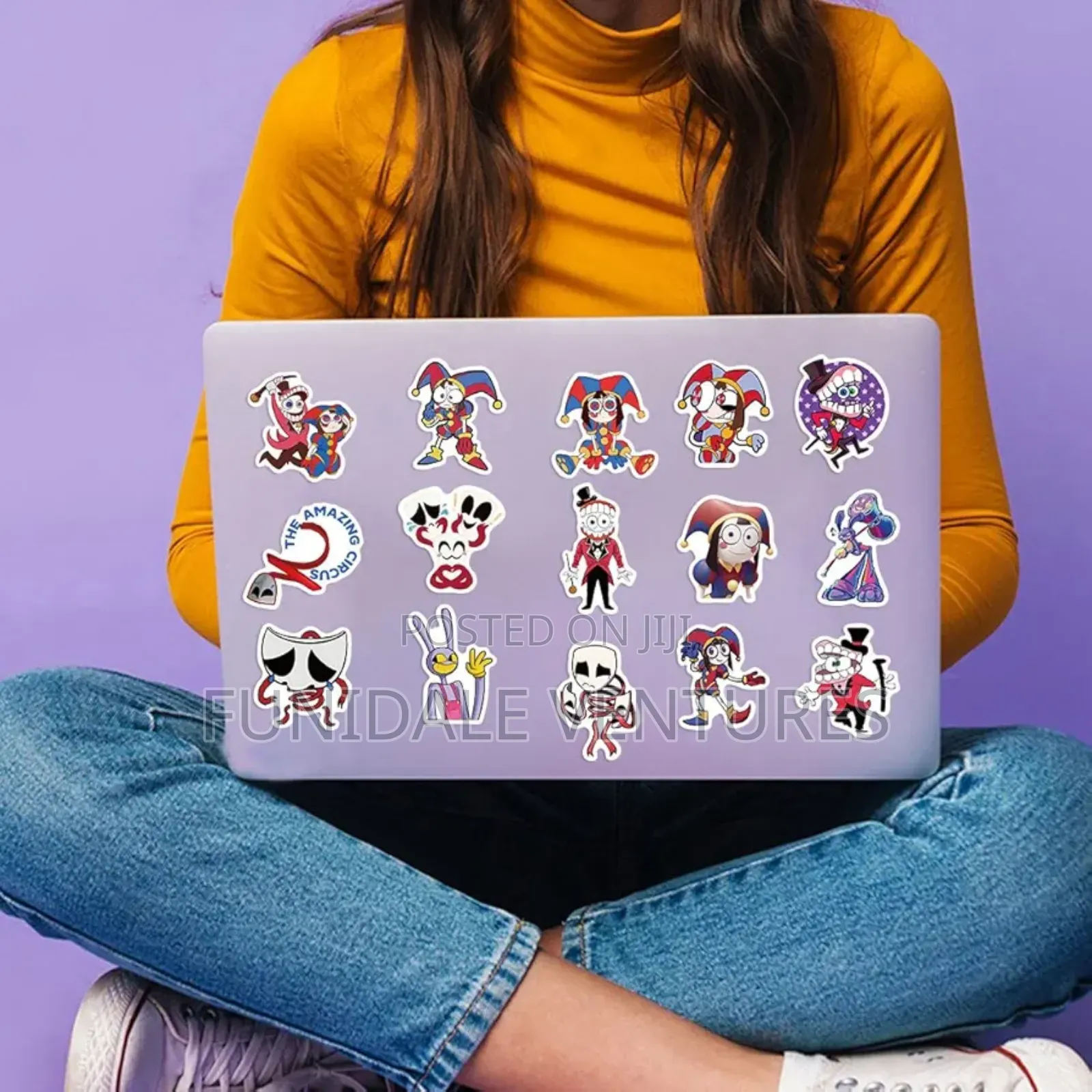 52pcs Anime Amazing Digital Circus Waterproof Vinyl Stickers