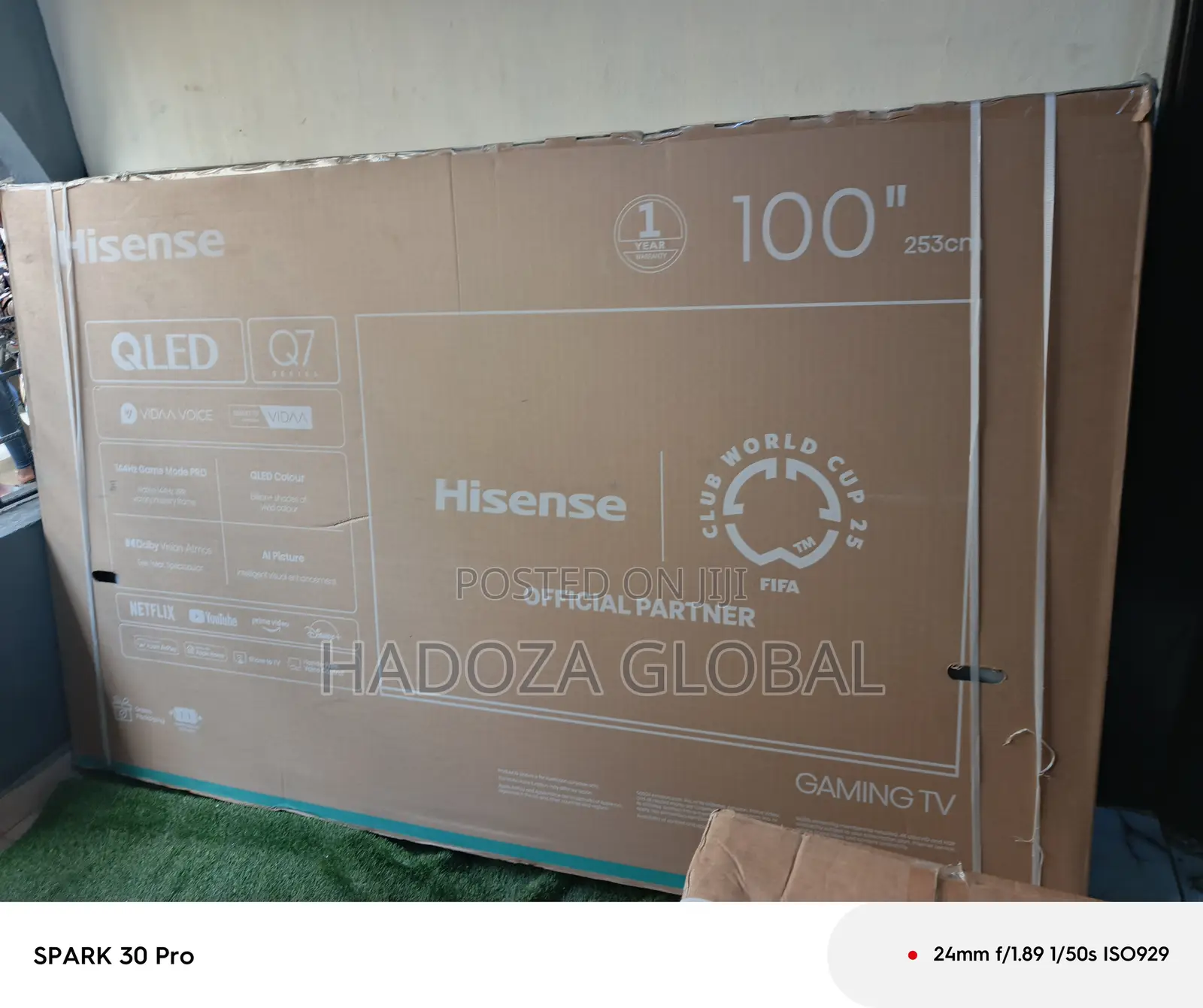 Hisense 100-inch Qled Television Model Tv100q7q