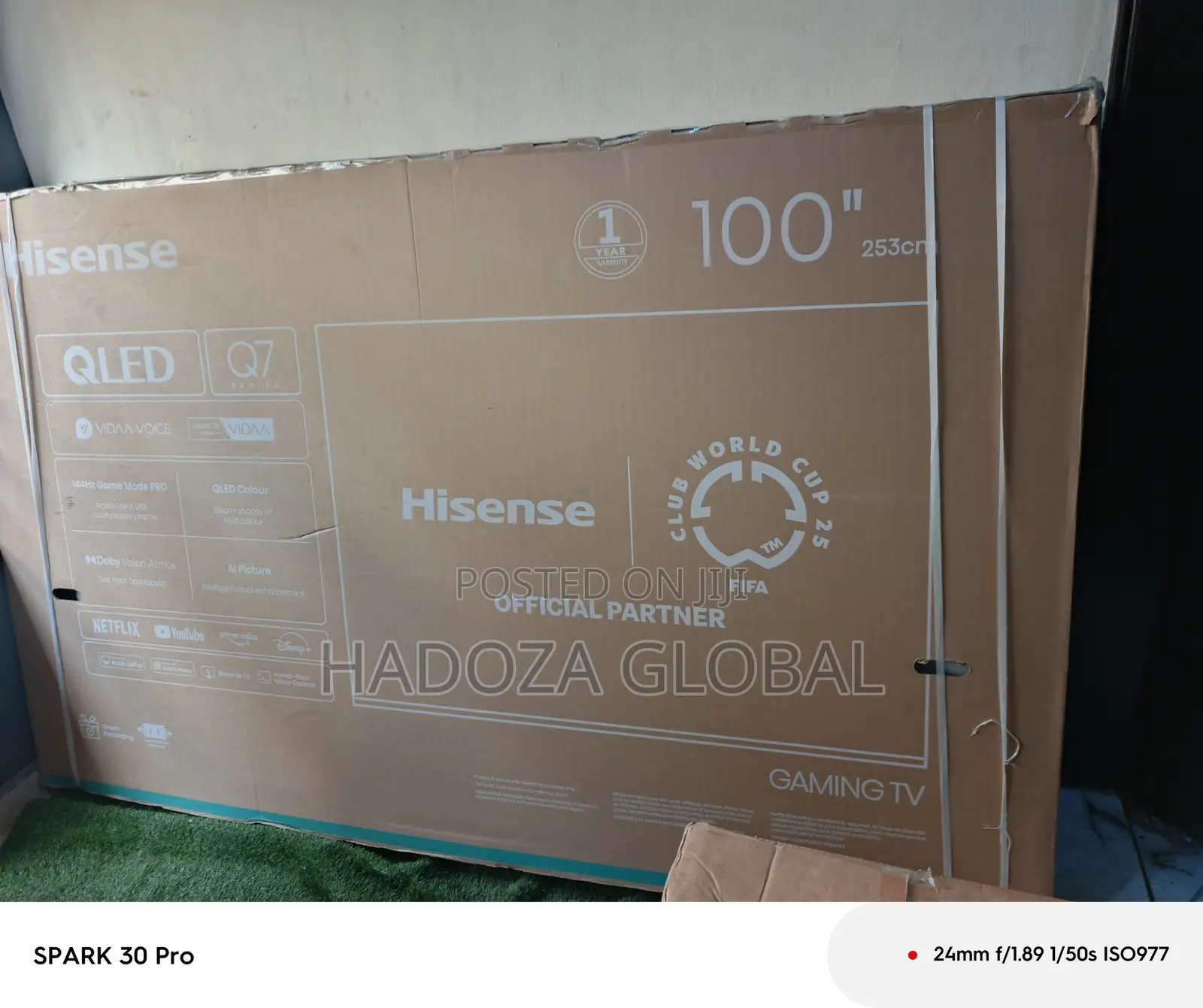 Hisense Tv100q7q 100” Qled Smart Display