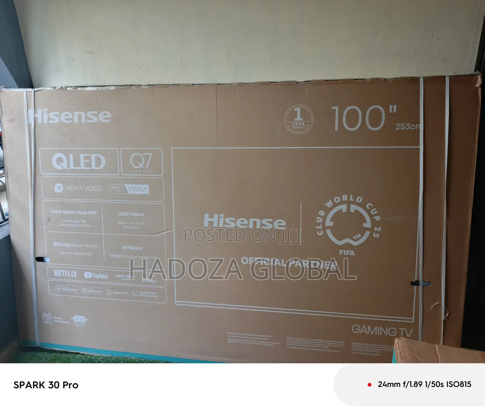 Hisense Tv100q7q 100” Qled Smart Display