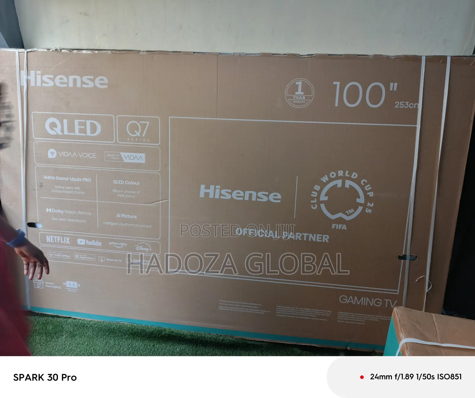 Hisense Q7q Series 100” Qled Television