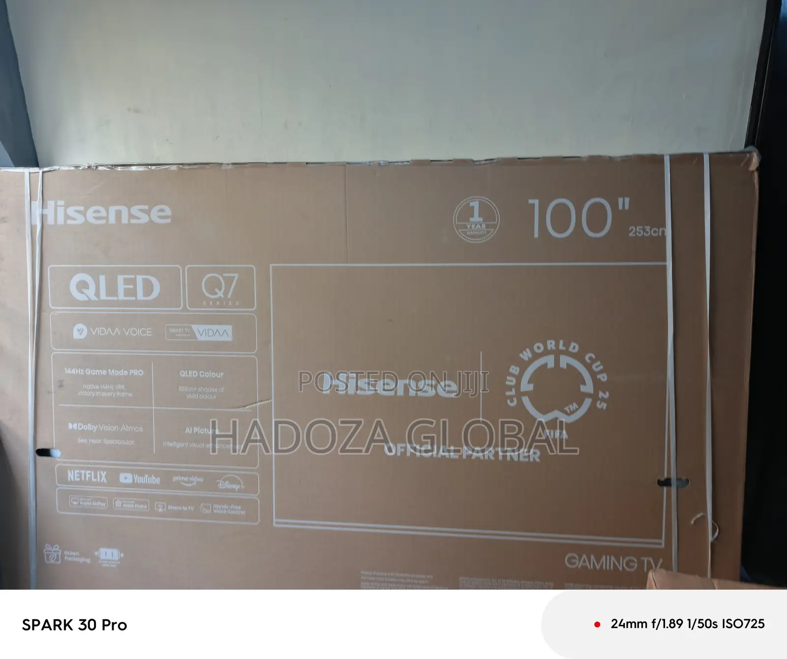 Hisense 100-inch Smart Qled Screen Tv100q7q