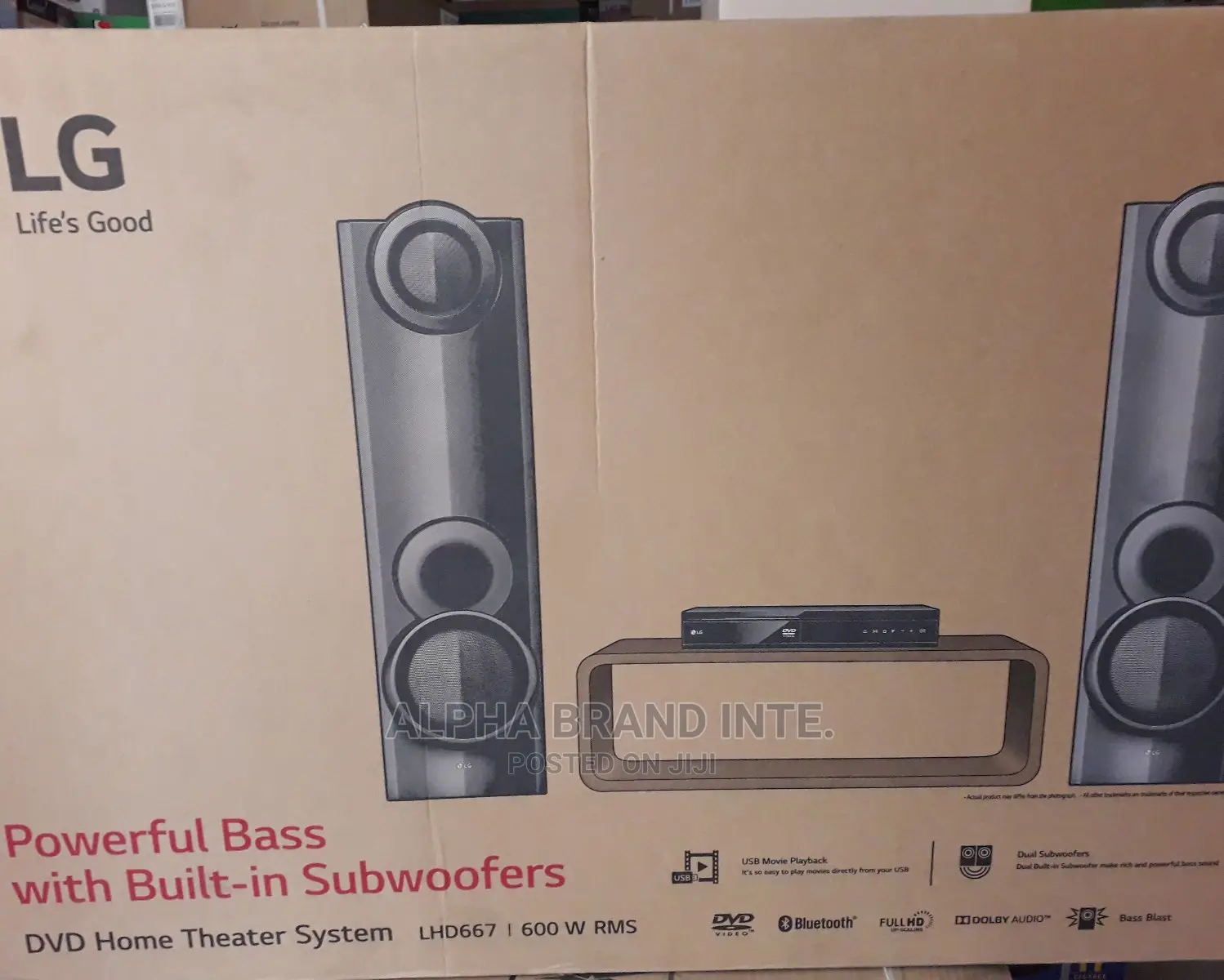 LHD667 LG DVD Home Theatre System