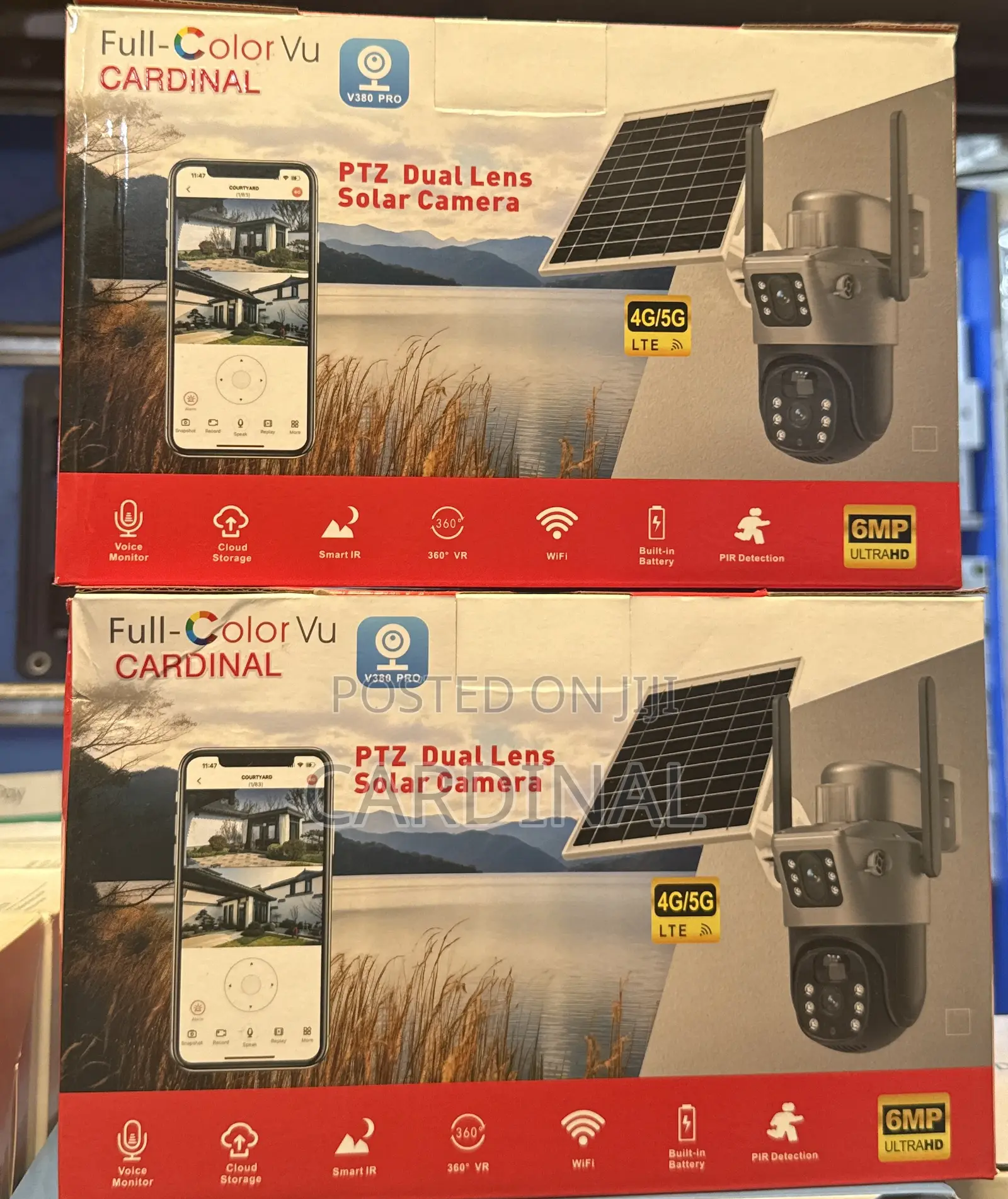 V380 Solar CCTV Camera