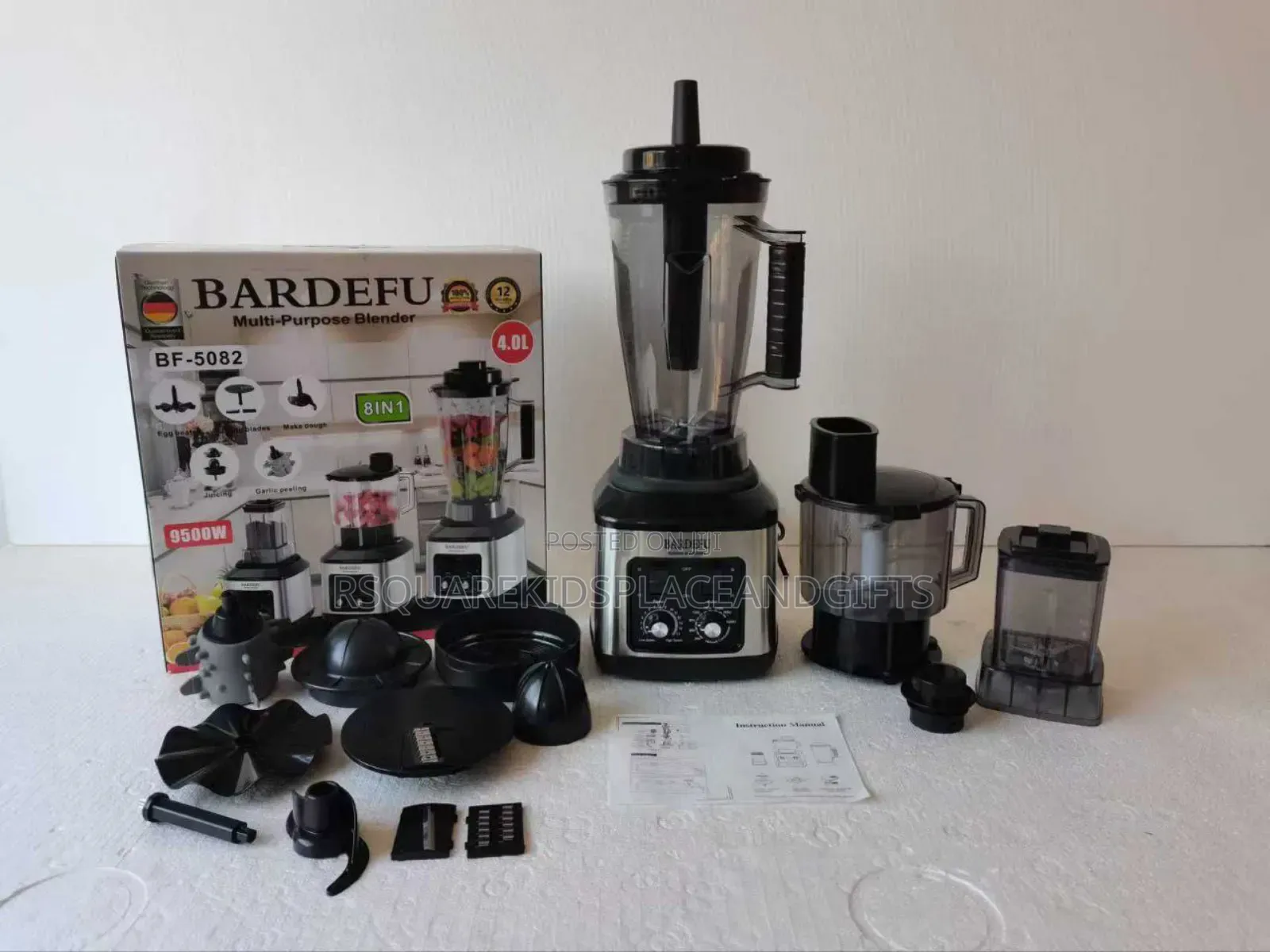 Bardefu 8 In 1 Blender(Bf 5082)9500w For Souvenir/Person Use