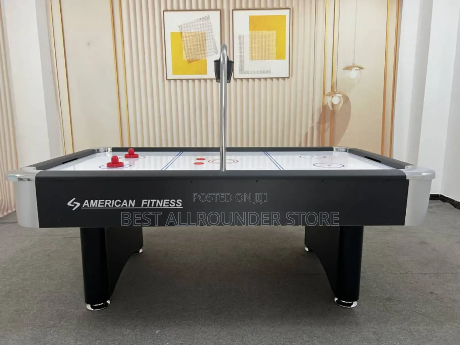 7ft Coin-Operated Air Hockey With Electronic Scorer