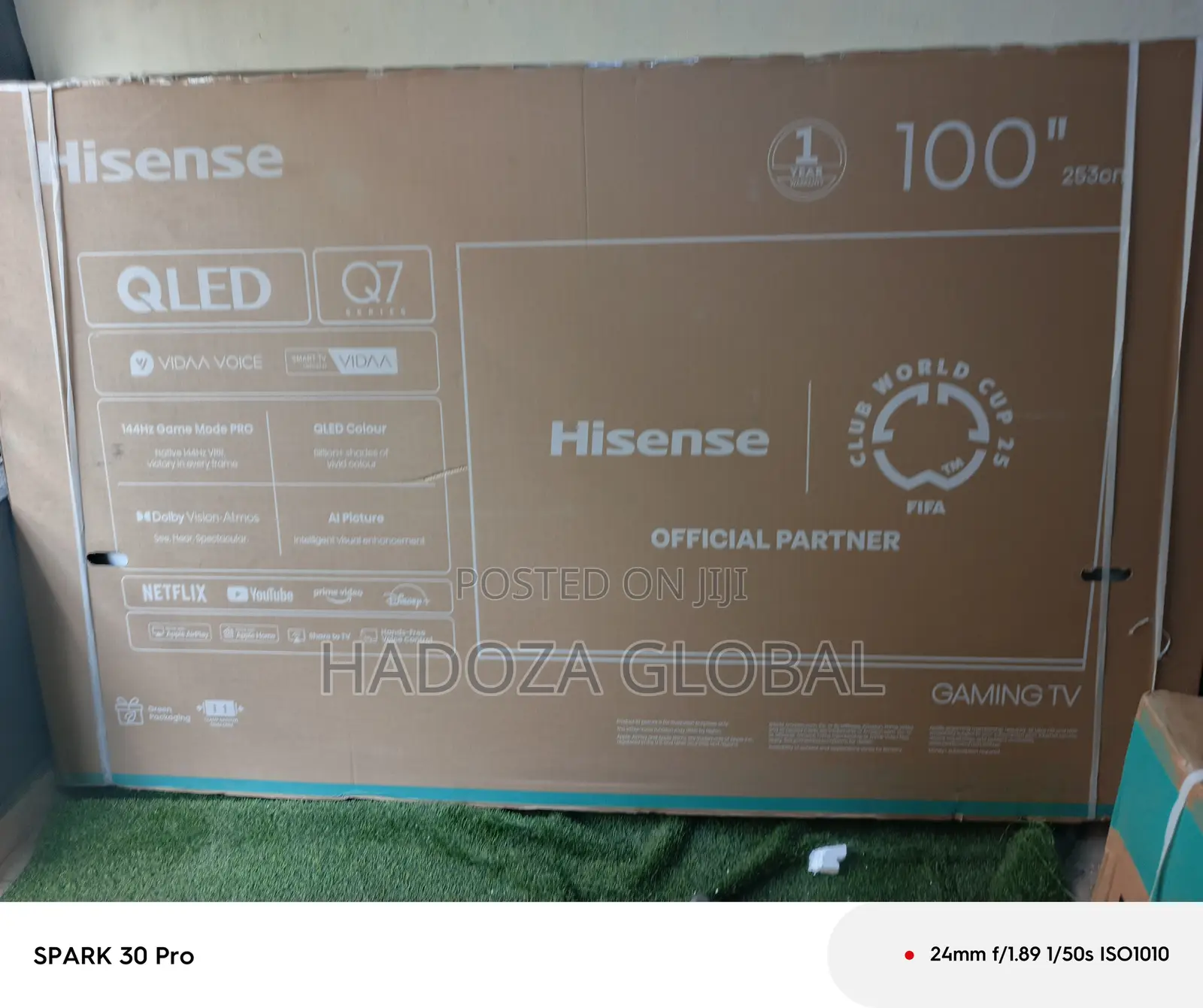 Hisense Qled Smart Tv 100” Tv100q7q