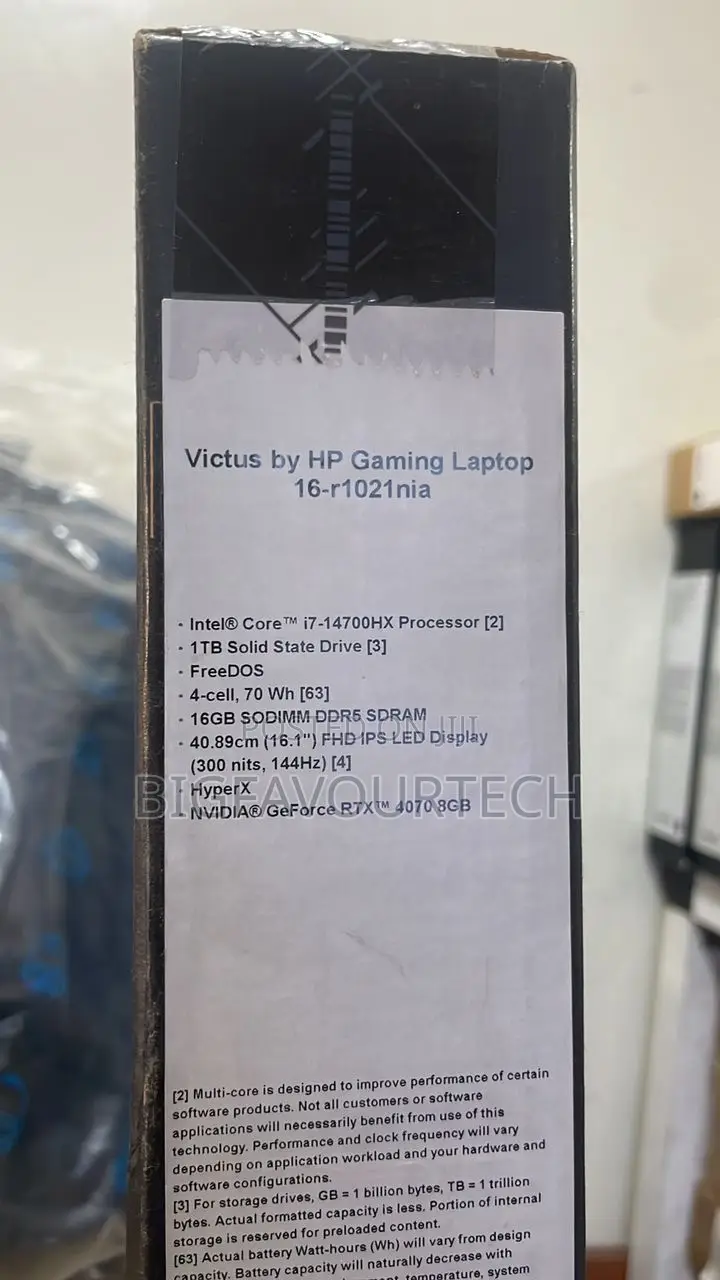 New Laptop HP Victus 16 16GB Intel Core i7 SSD 1T