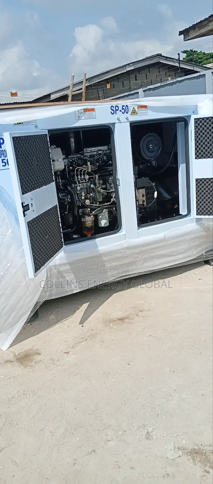 50kva Uk Brand New Perkins Soundproof Copper Coil Generator