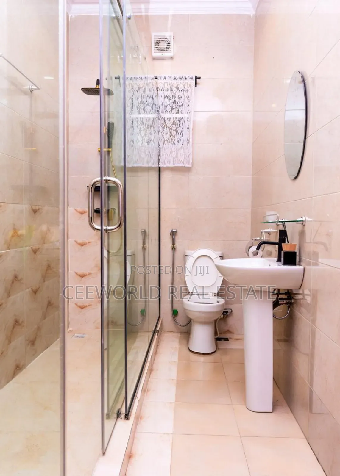 Furnished 5bdrm Duplex in Olive Courts Agodi for rent