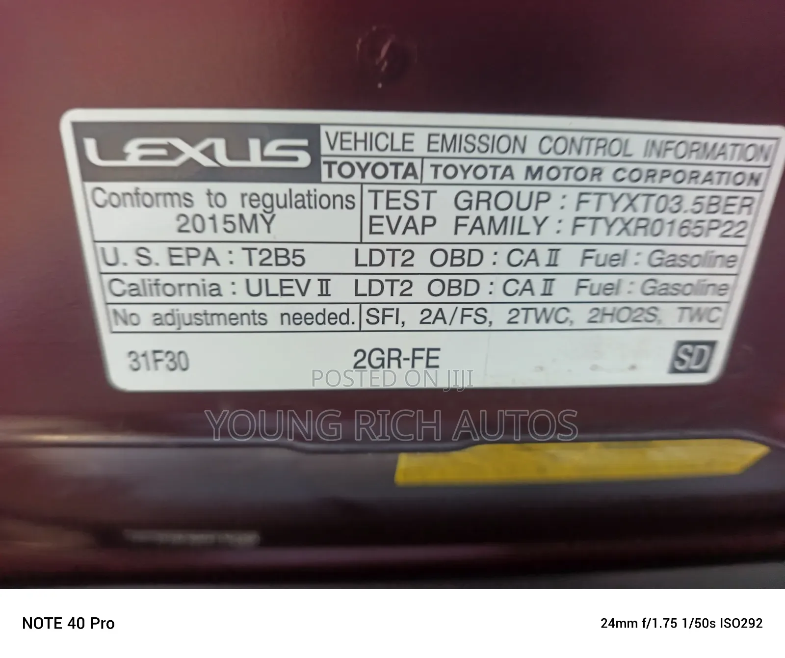Lexus RX 2013 Red
