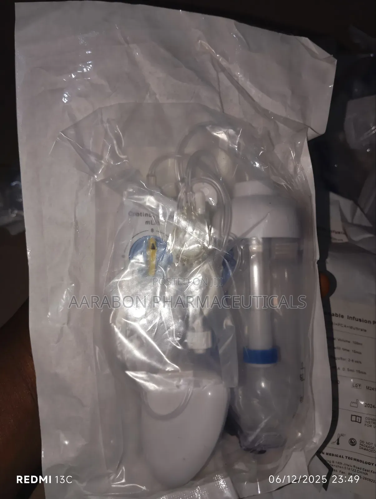 Disposable Infusion Pump/Elastometric Pump