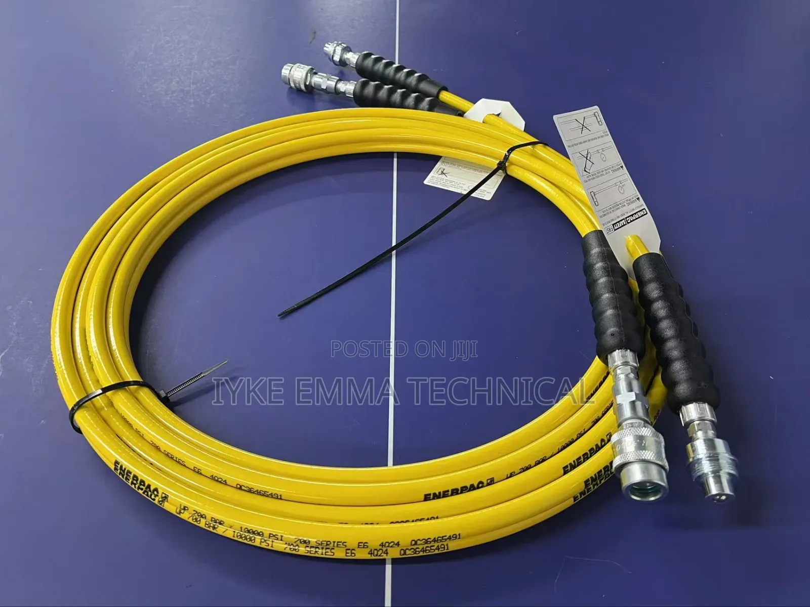 Enerpac Thq706t 19.5 Ft. Twin Torque Wrench Hose 10000 Psi