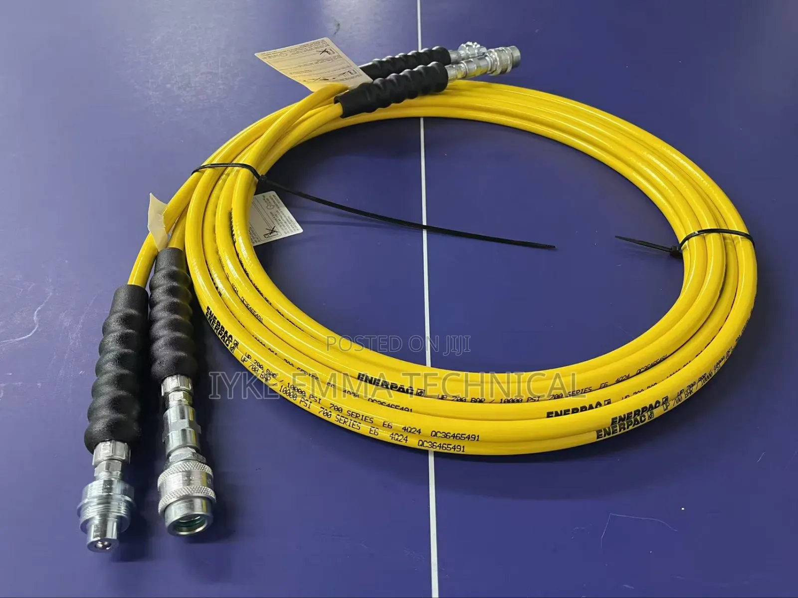 Enerpac Thq706t 19.5 Ft. Twin Torque Wrench Hose 10000 Psi