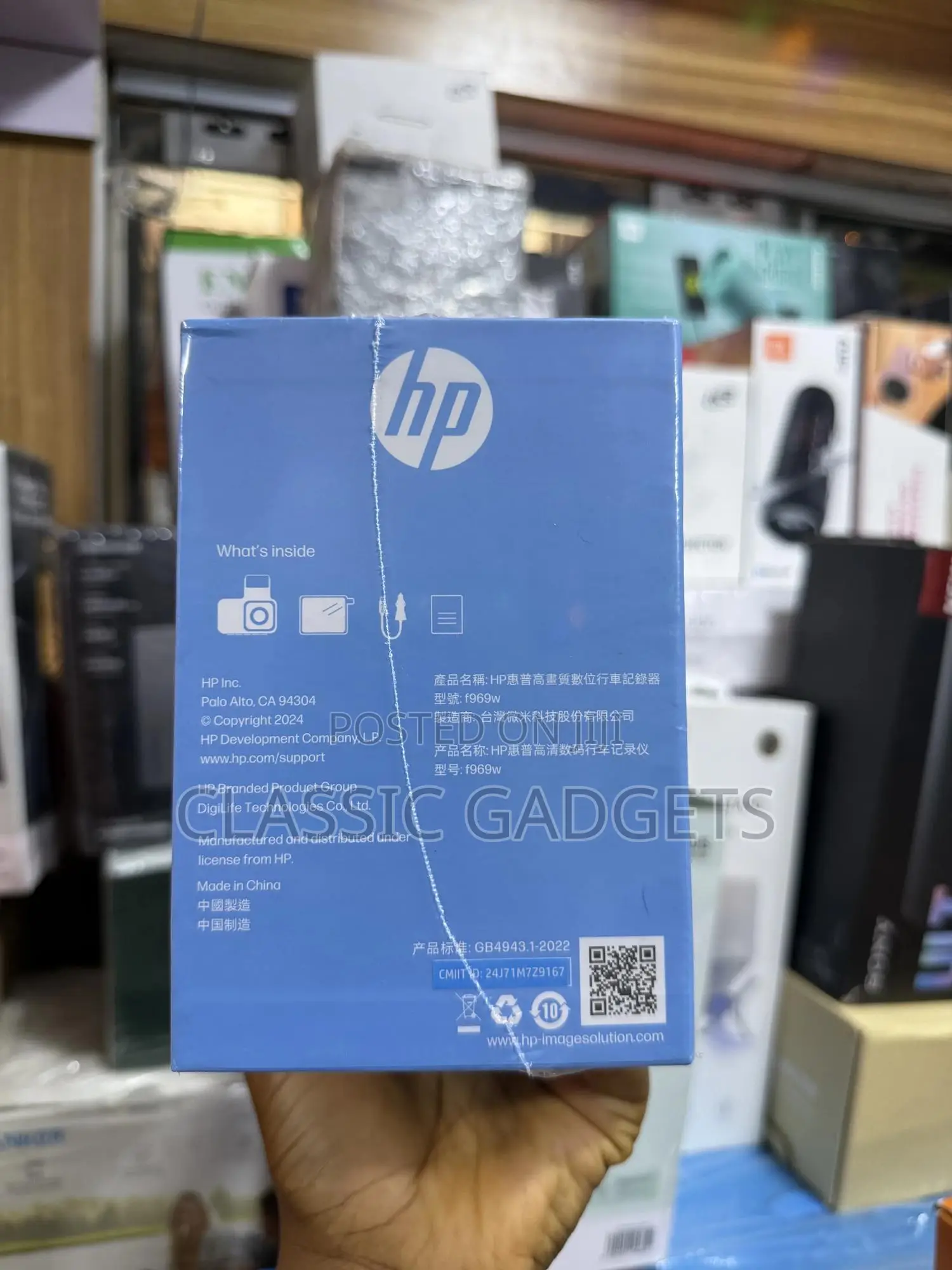 Hp F969w Car Camcorder 2160p Car Camera Hd Night Vision