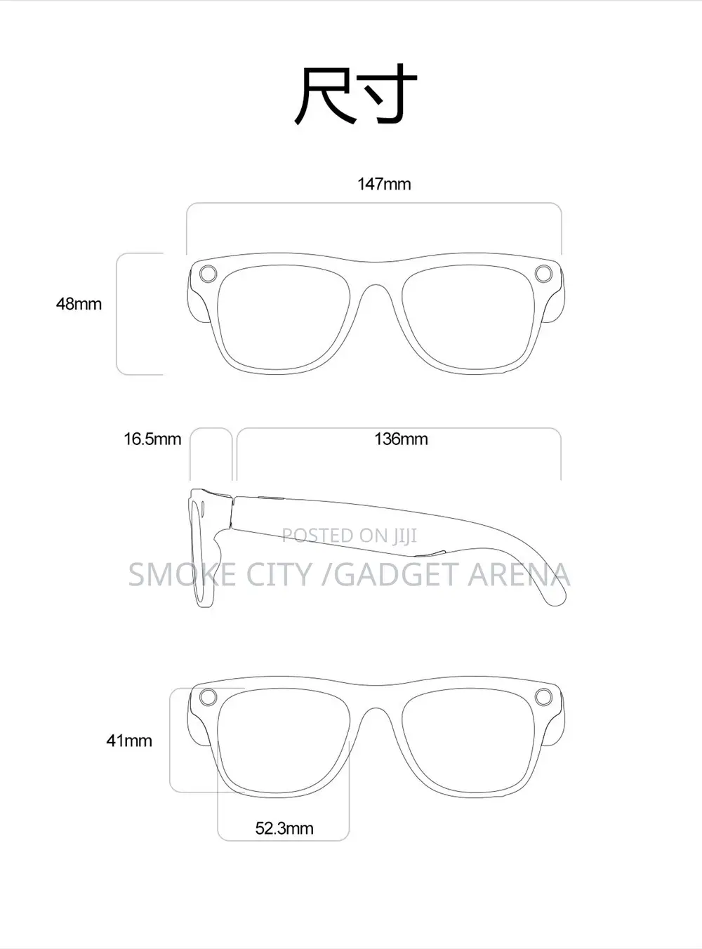 Xk Oen Pro Ai Smart Glasses–Hd Camera, Ai Translation, Bluetooth Audio