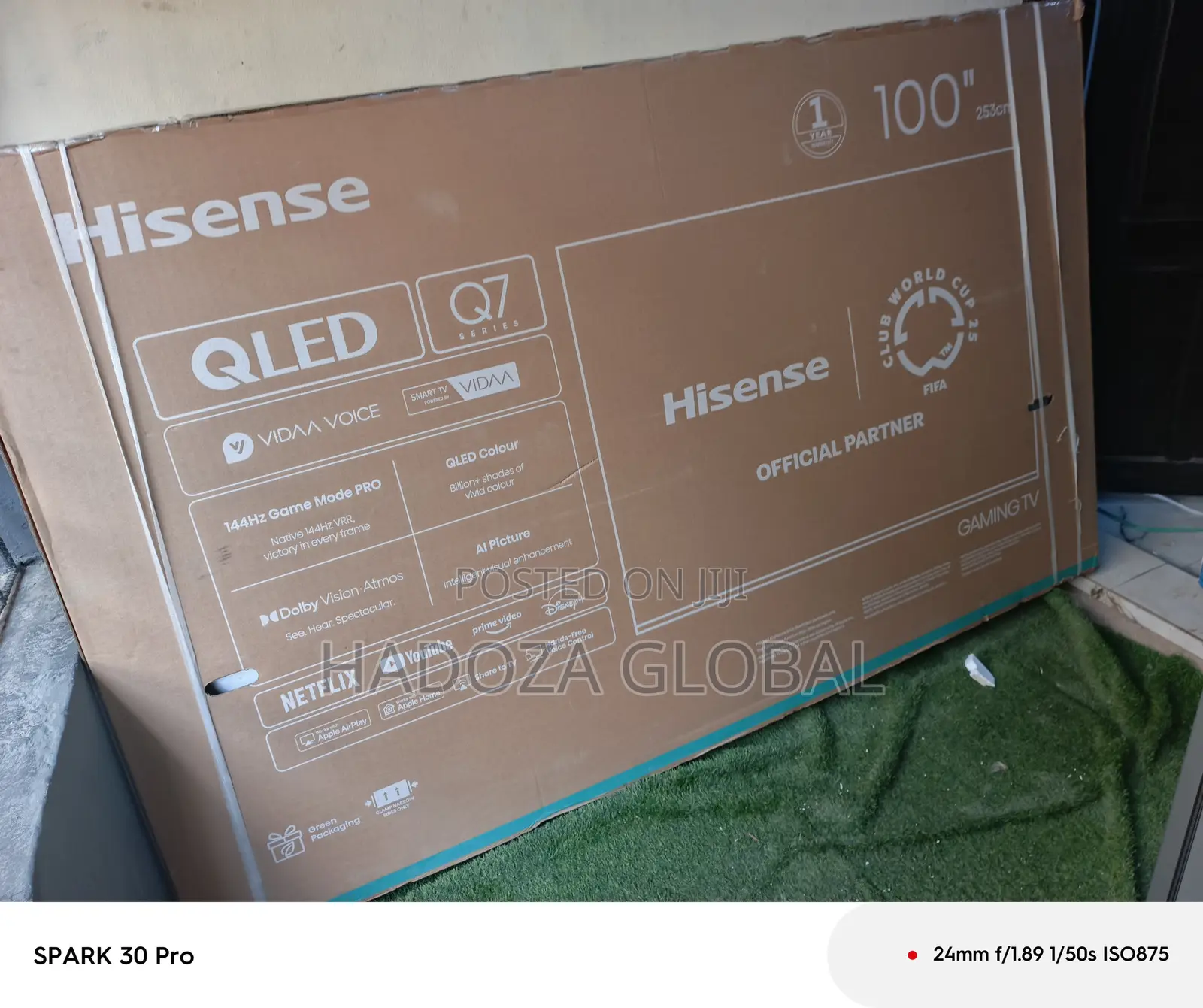 Hisense Tv100q7q High-resolution 100-inch Tv
