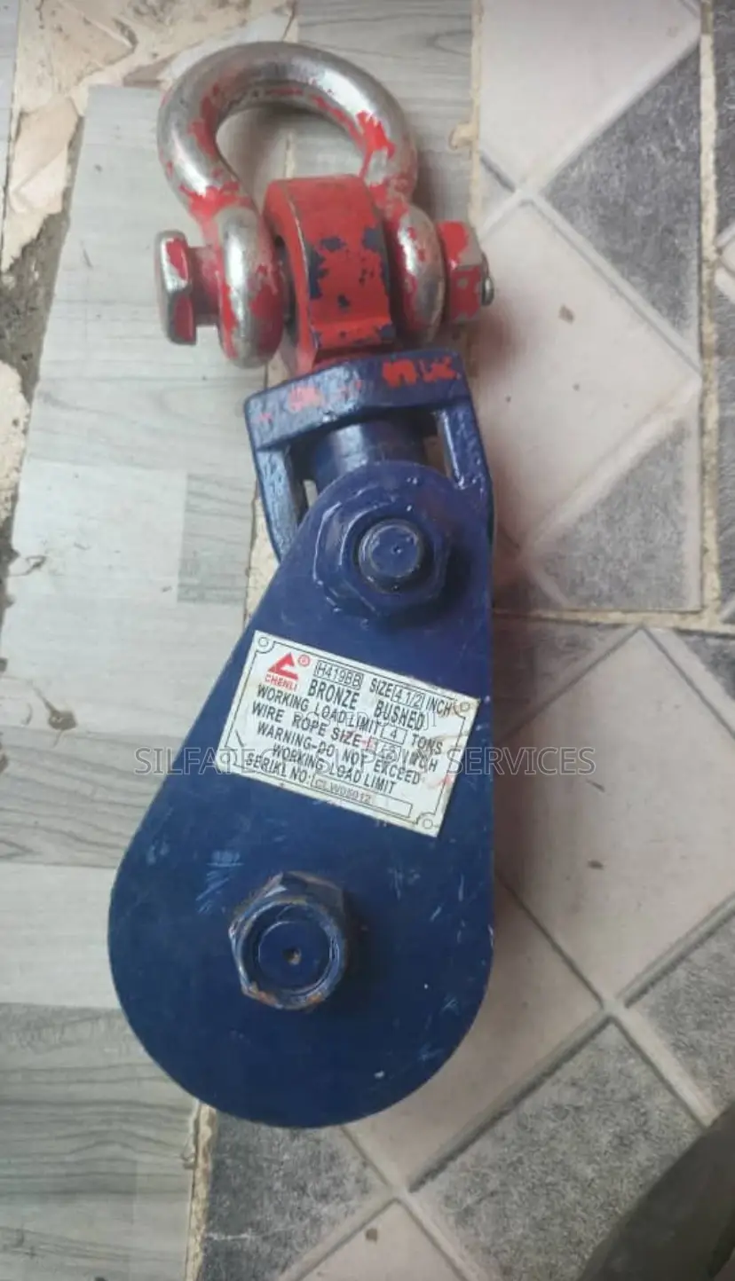Pulley Roller, Safety Hook, Hammer Lock