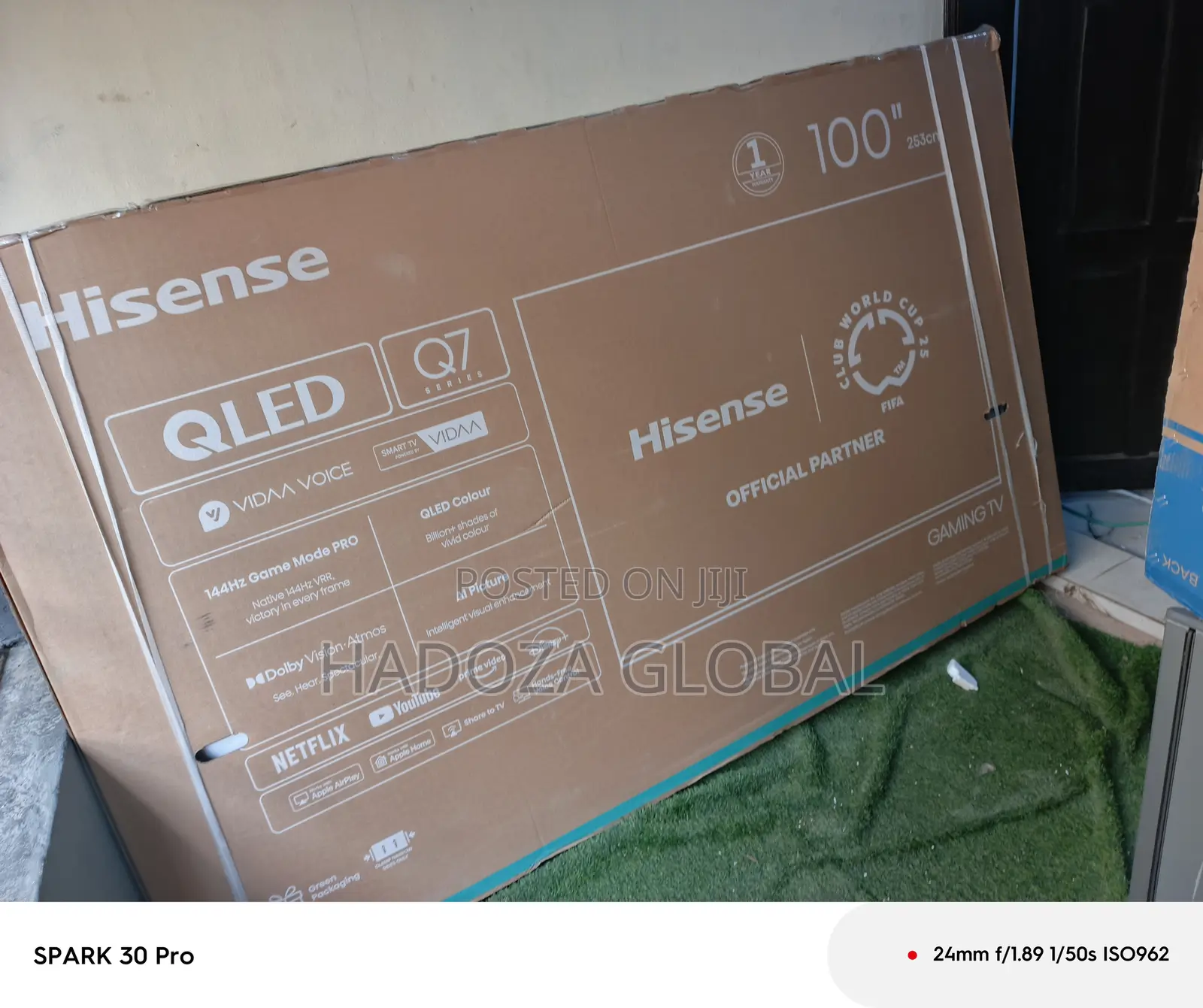Brand New Hisense 100 Inch Qled 4k Smart Television