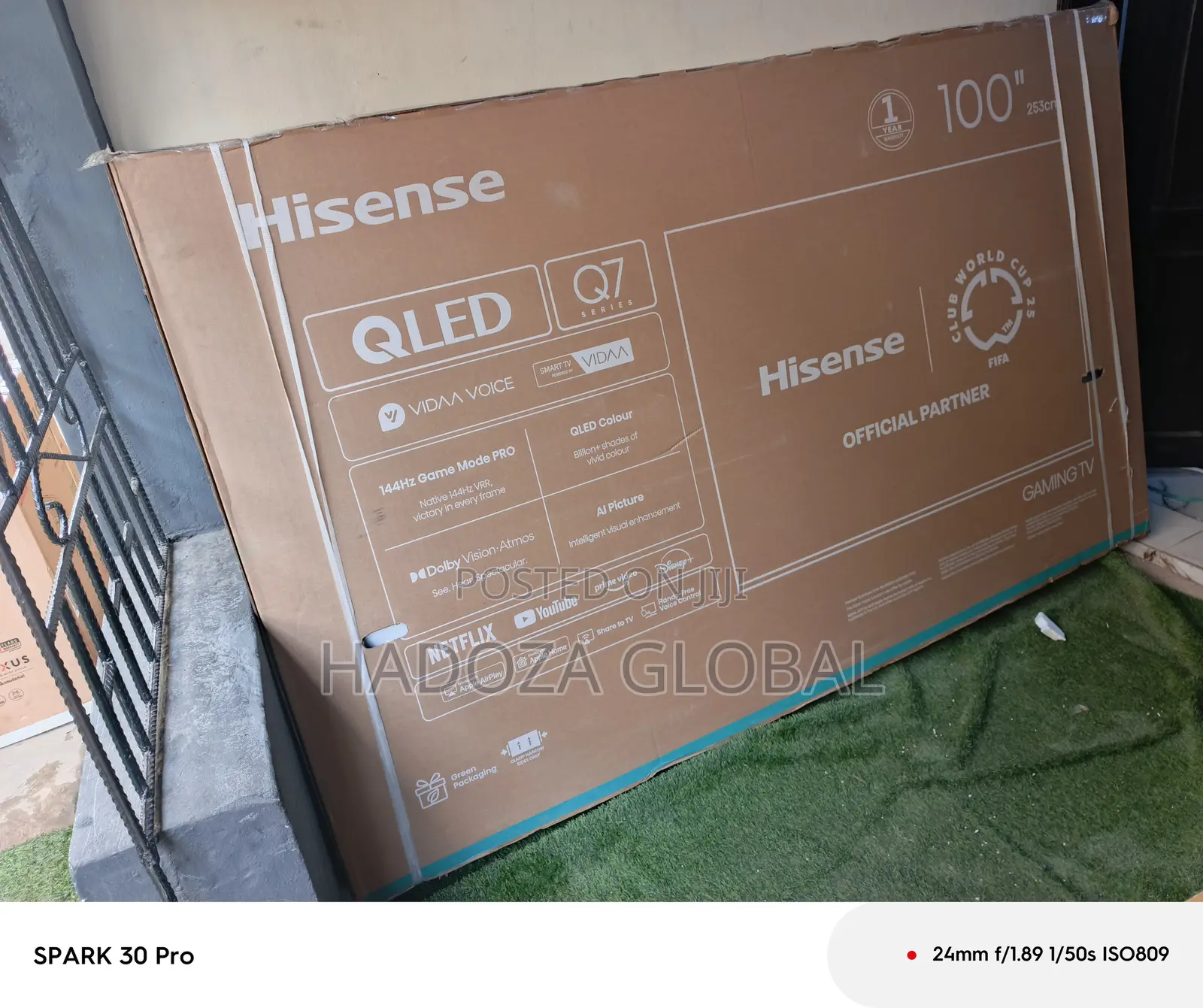 Tv100q7q Hisense Qled 100-inch Screen