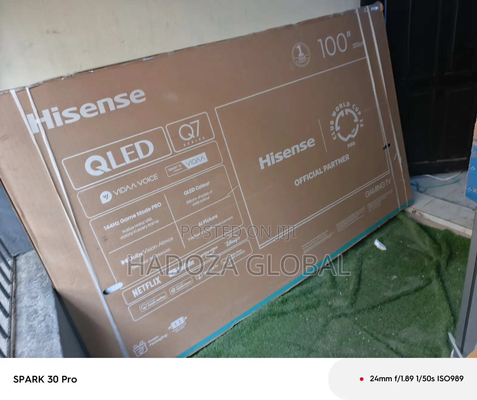 Hisense 100-inch Tv100q7q Flat Panel Display