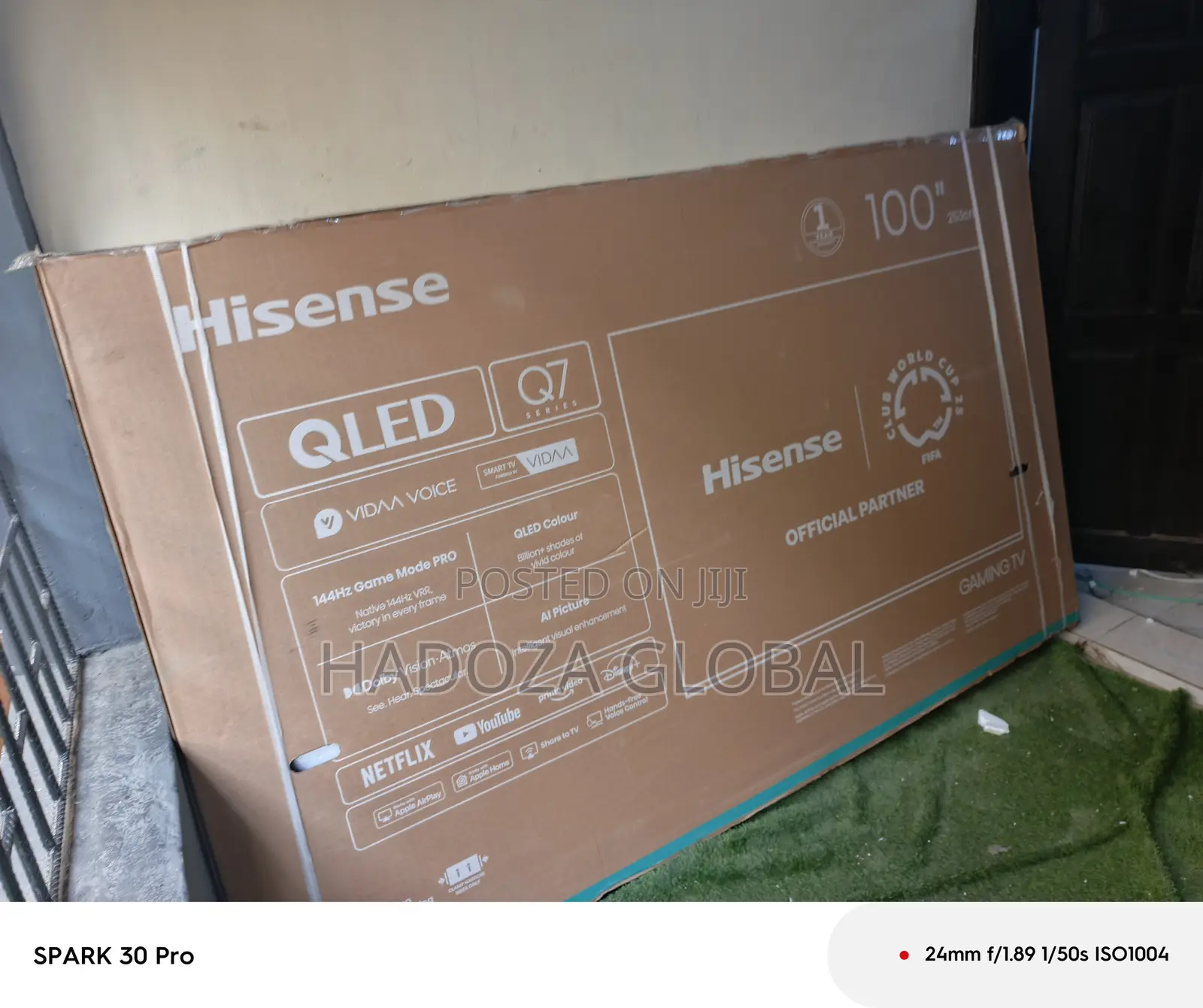 Massive Hisense 100" Qled 4k Smart Tv