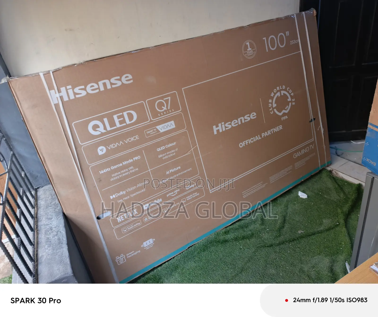Hisense 100" Qled Smart Tv – Ultra Large Screen