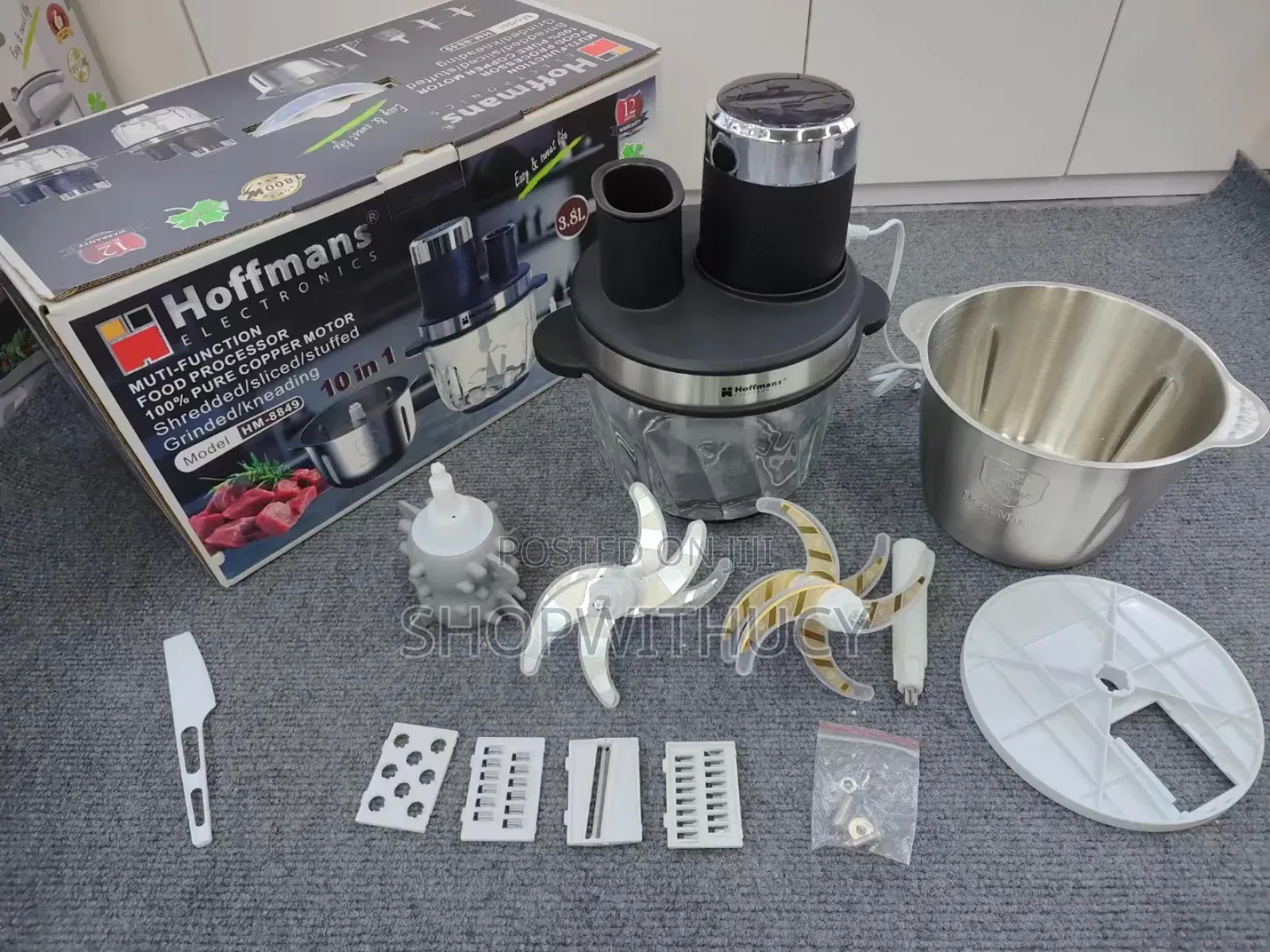 Hoffmans 10 in 1 Multifunctional Food Processor