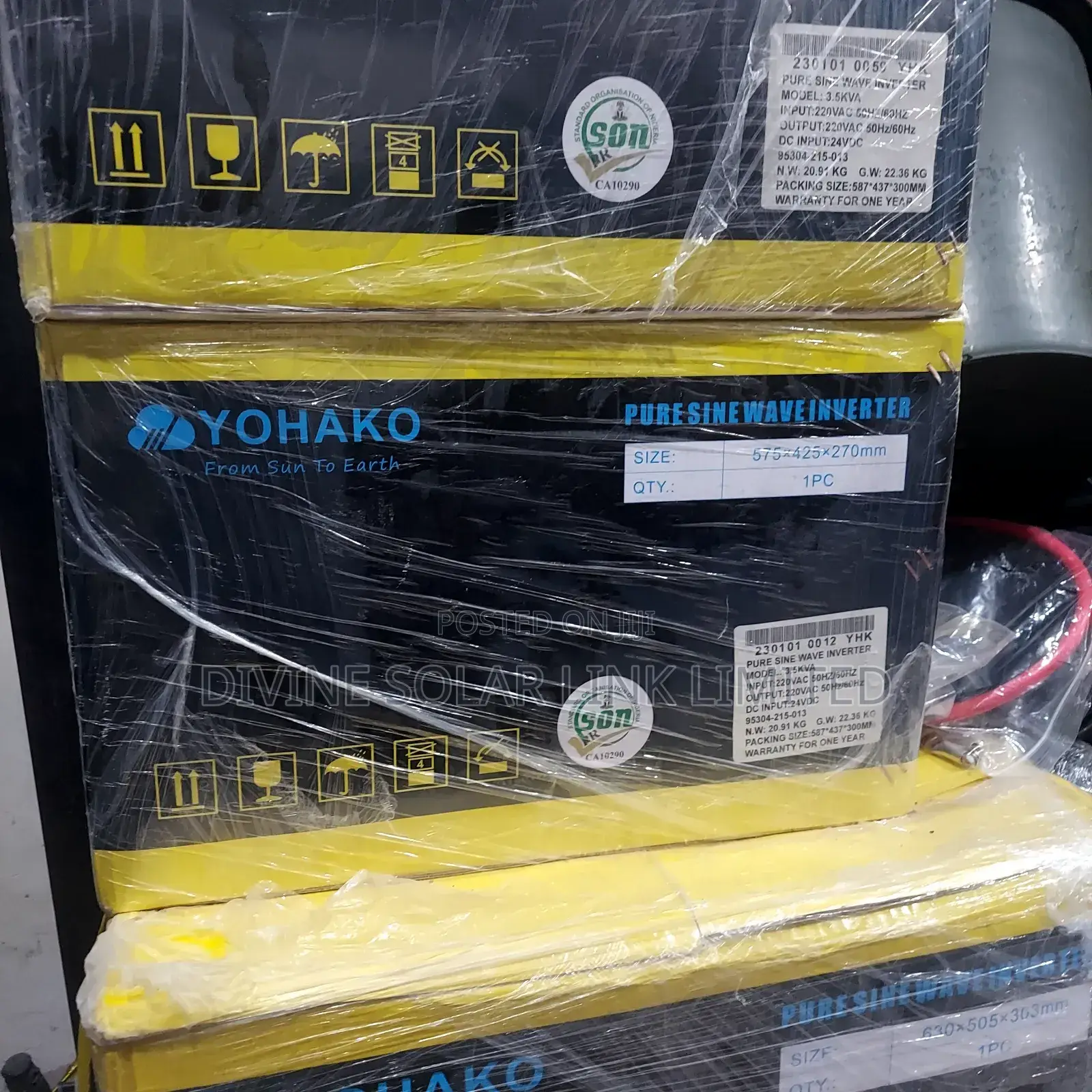 Yohako 3.5kva Non Hybrid