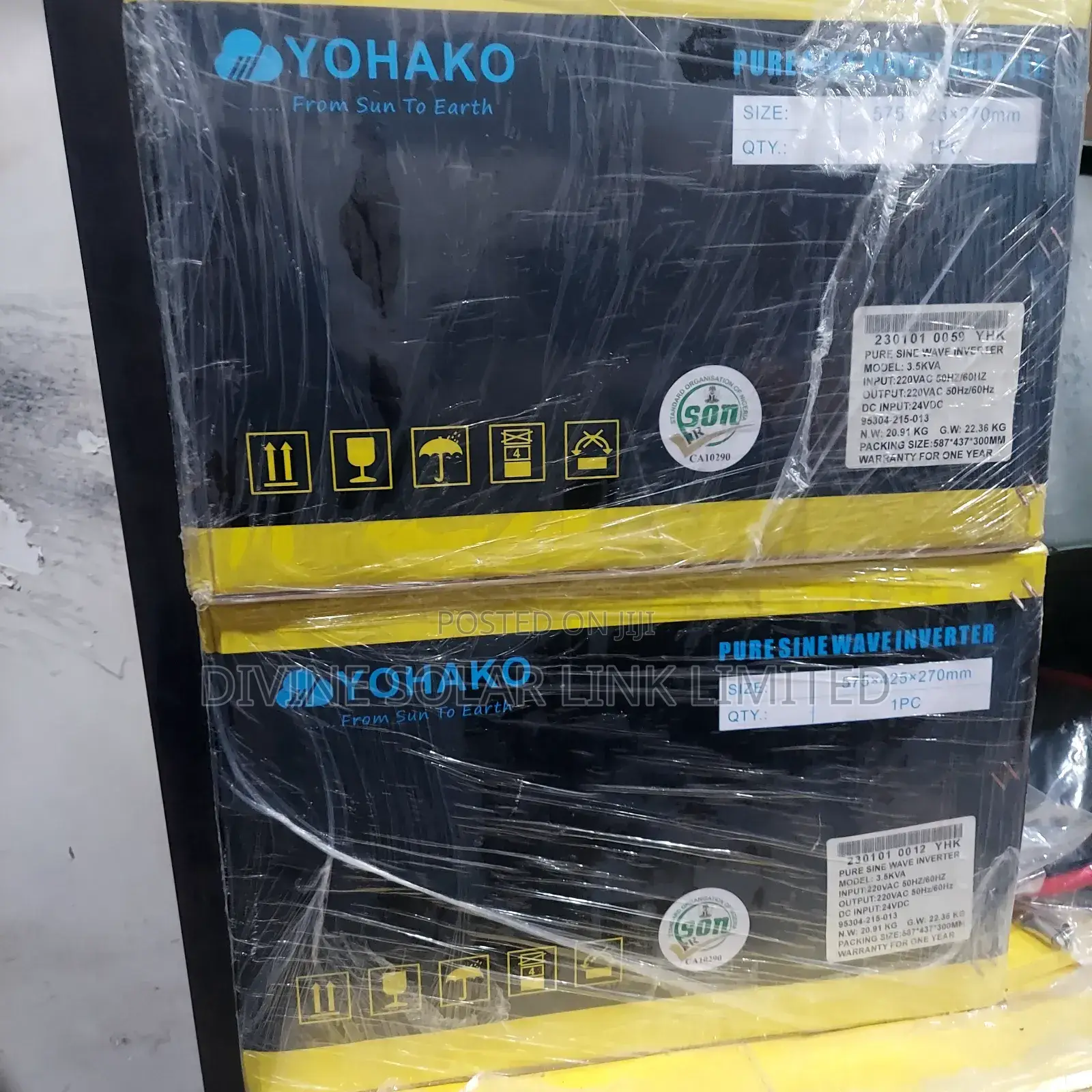 Yohako 3.5kva Non Hybrid