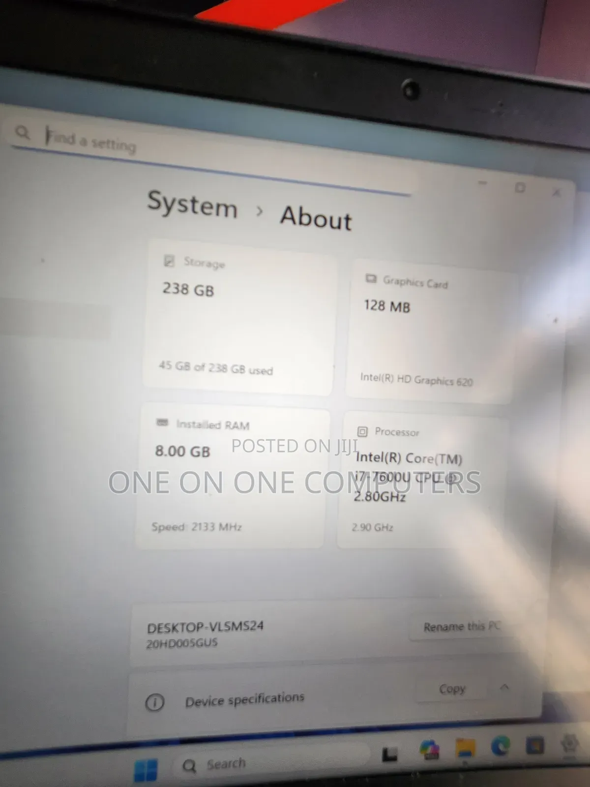 Laptop Lenovo ThinkPad T470 8GB Intel Core I7 SSD 256GB