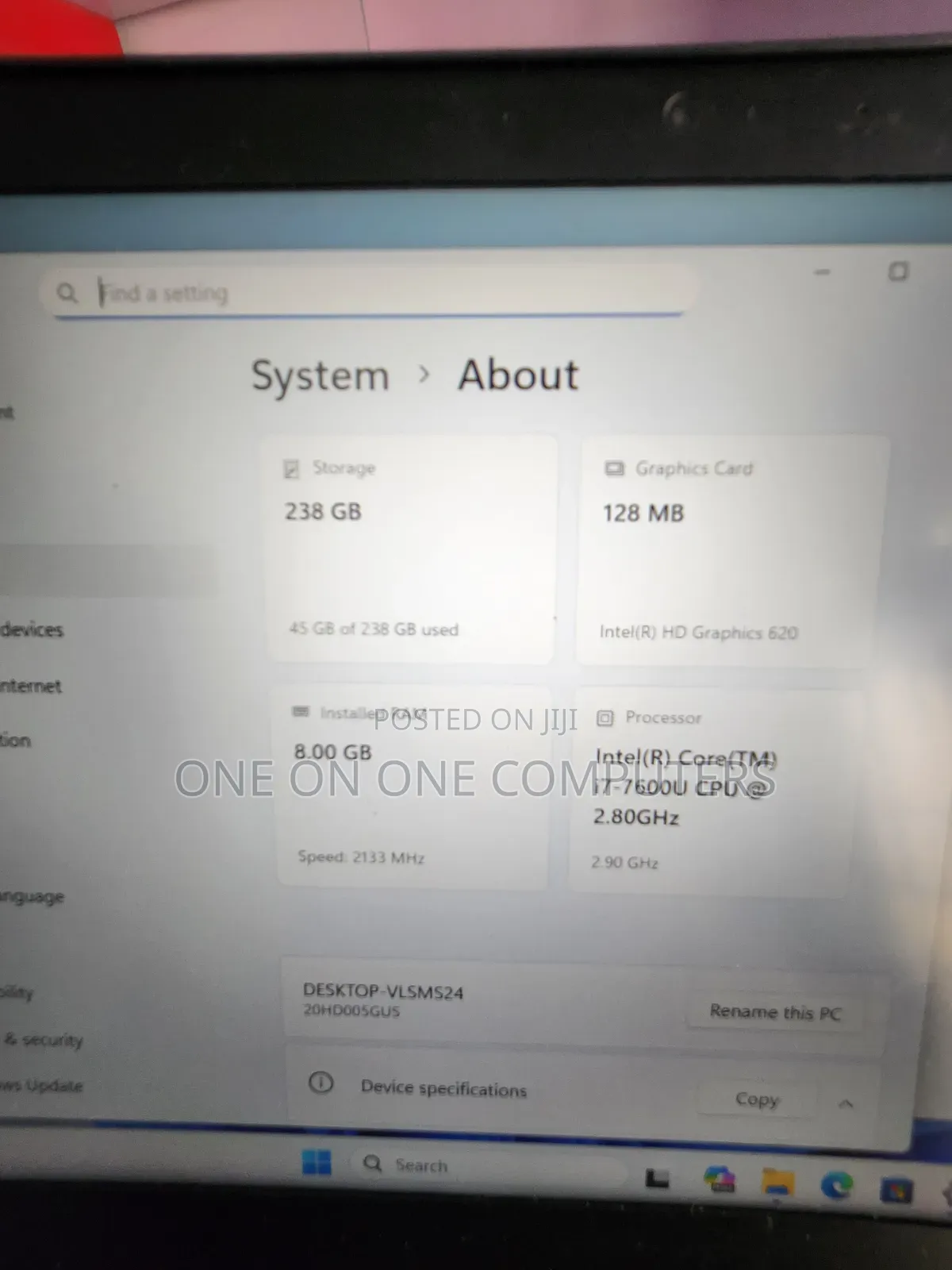 Laptop Lenovo ThinkPad T470 8GB Intel Core I7 SSD 256GB