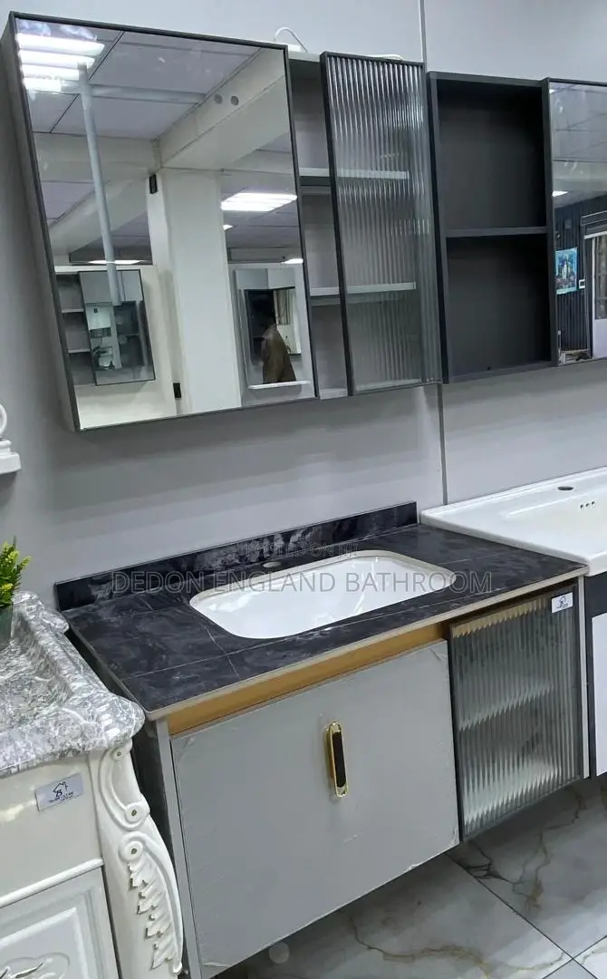 High Quality Marble Cabinet With Led Mirror