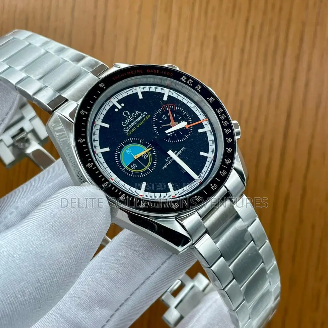 Original Omega Watch on Chain and Leather Available