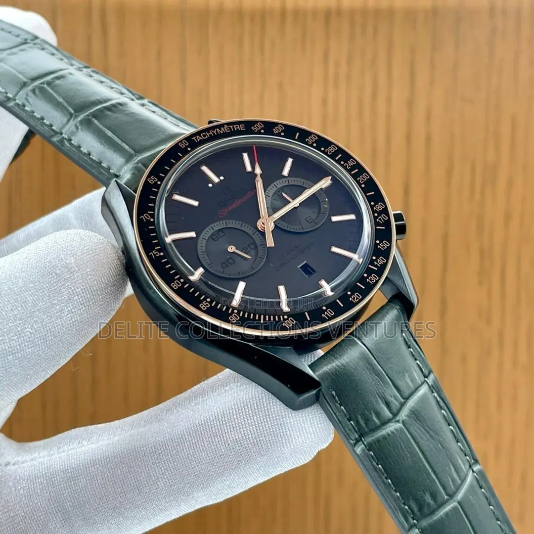 Original Omega Watch on Chain and Leather Available