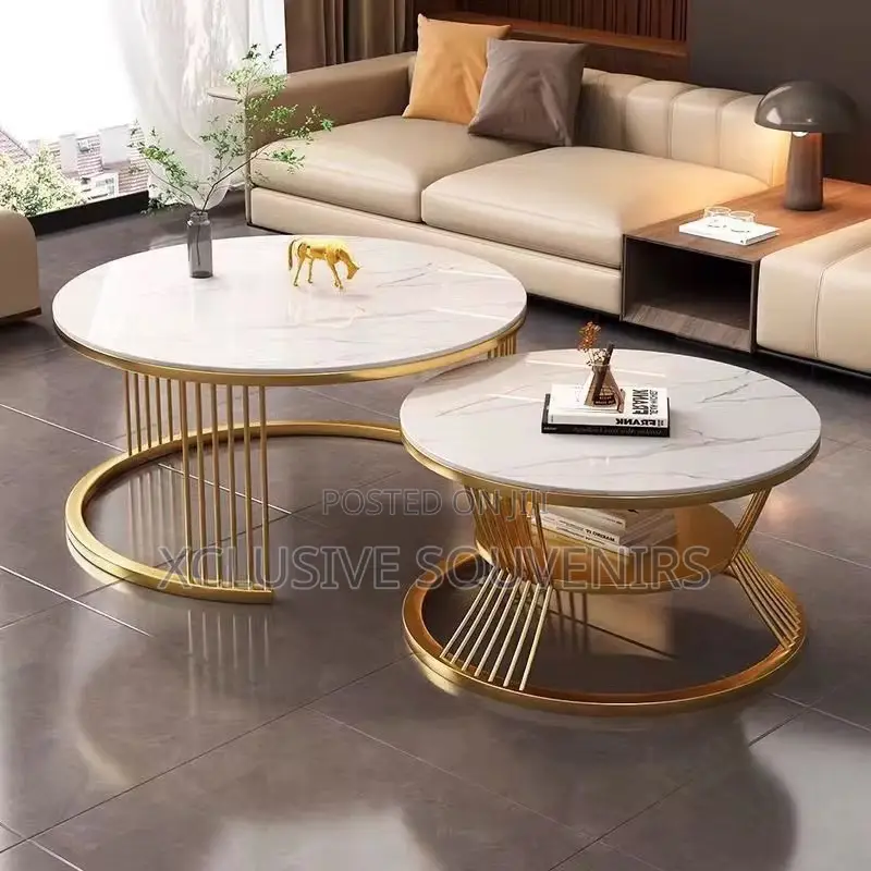 Luxury Nordic Modern Marble Nesting Center Table