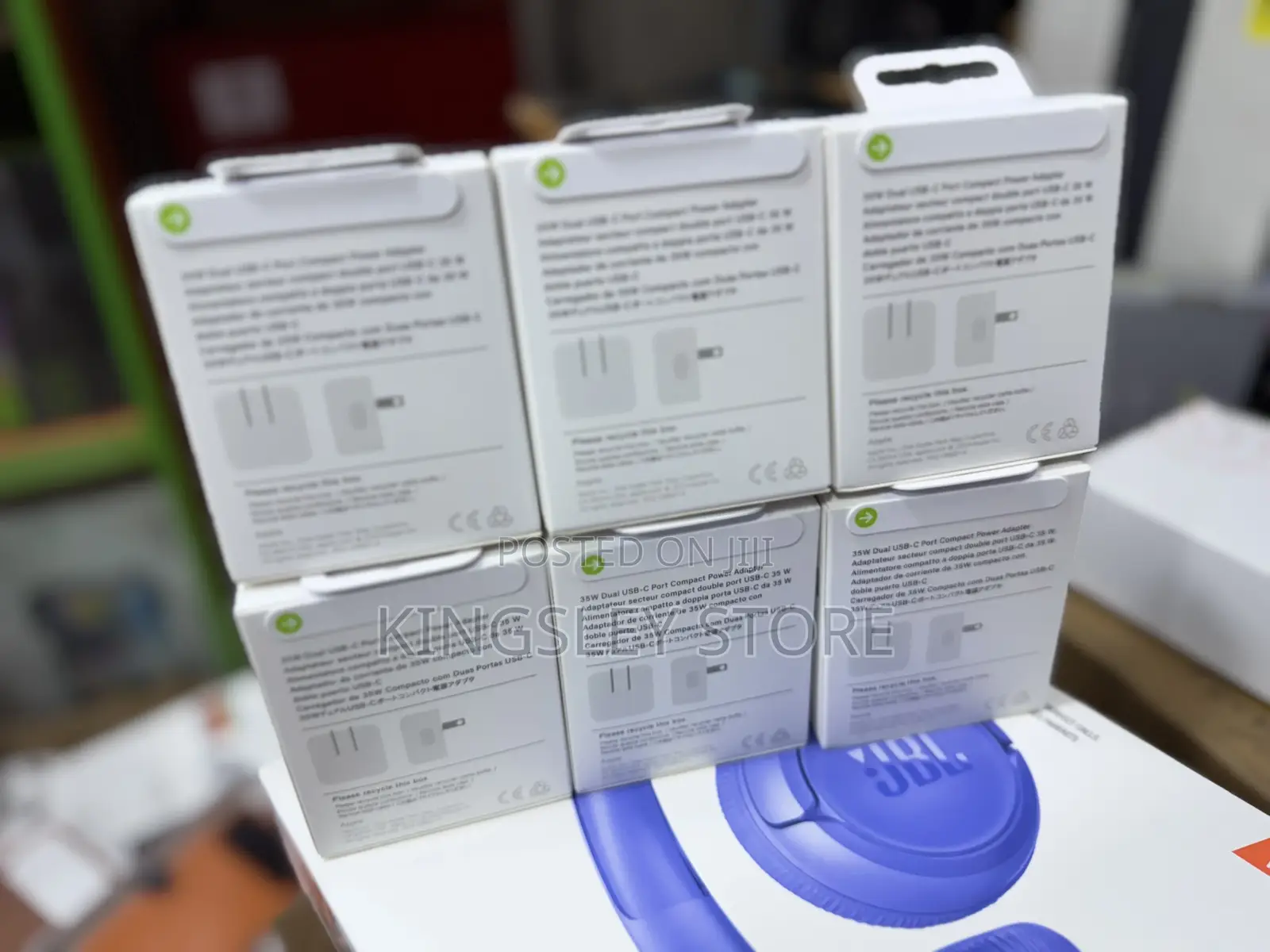 Original 35w Dual Usb-c Port Compact Power Adapter